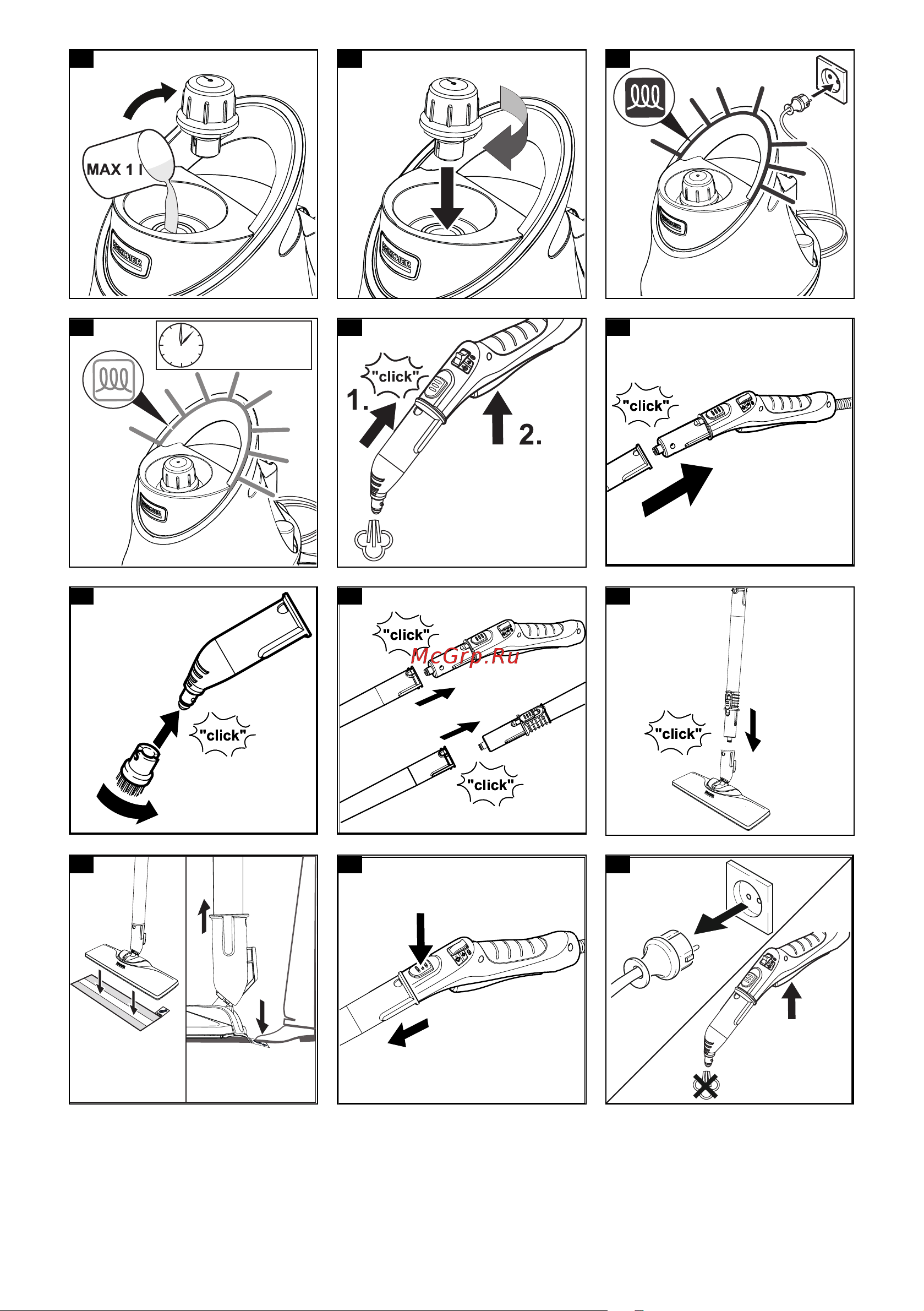 Karcher SC 2 Deluxe EasyFix (1.513-243.0) Руководство по эксплуатации онлайн [3/9] 763596