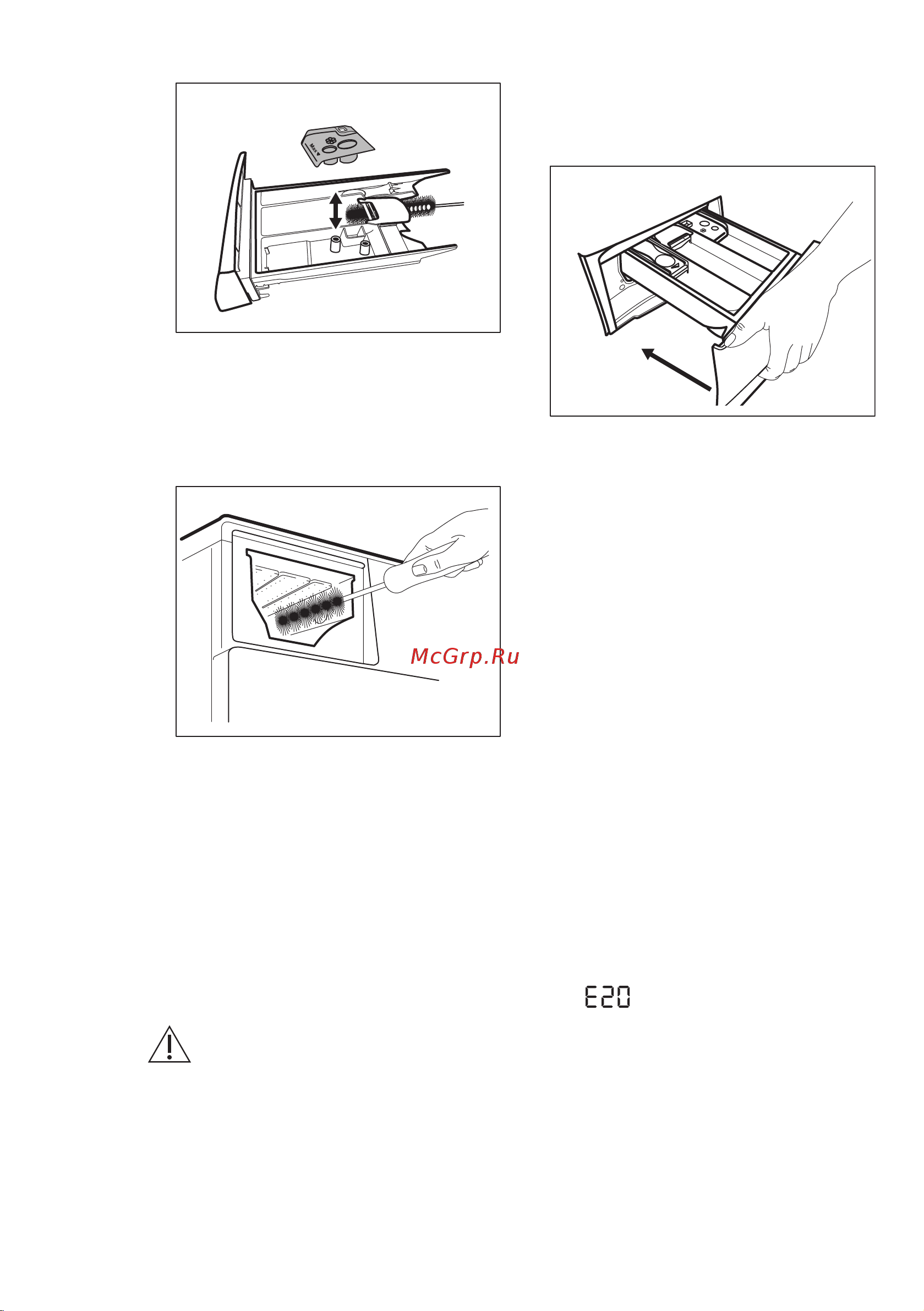 Electrolux EW8F3R28S PerfectCare [31/80] Очистка фильтра сливного насоса