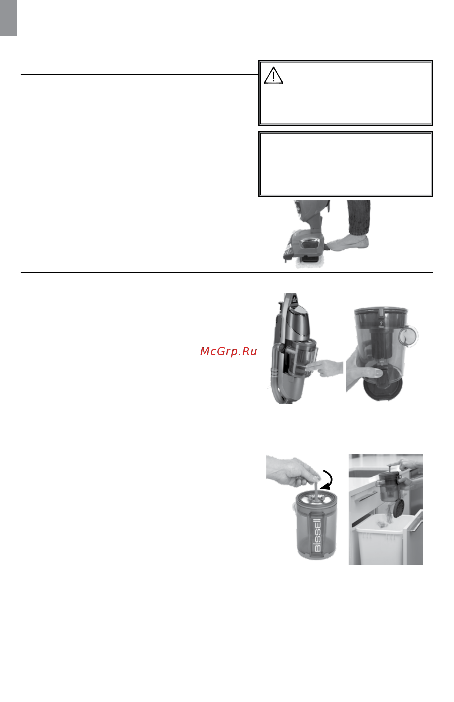 Bissell 1977N Vac & Steam [8/188] Maintenance care