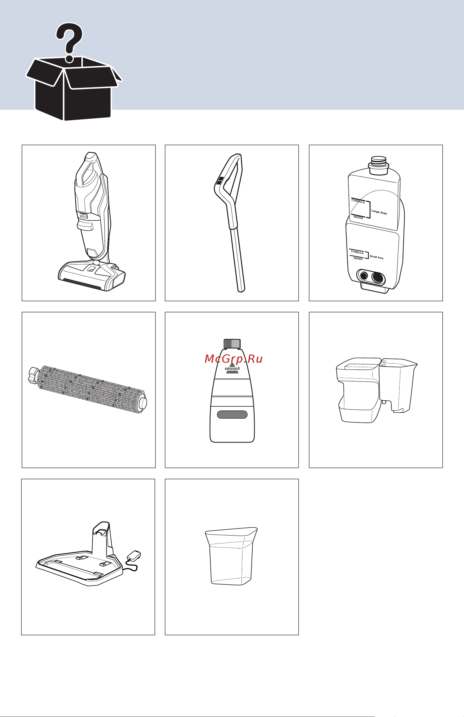 Bissell CrossWave Cordless 2582N Руководство по эксплуатации онлайн [2/16] 763771