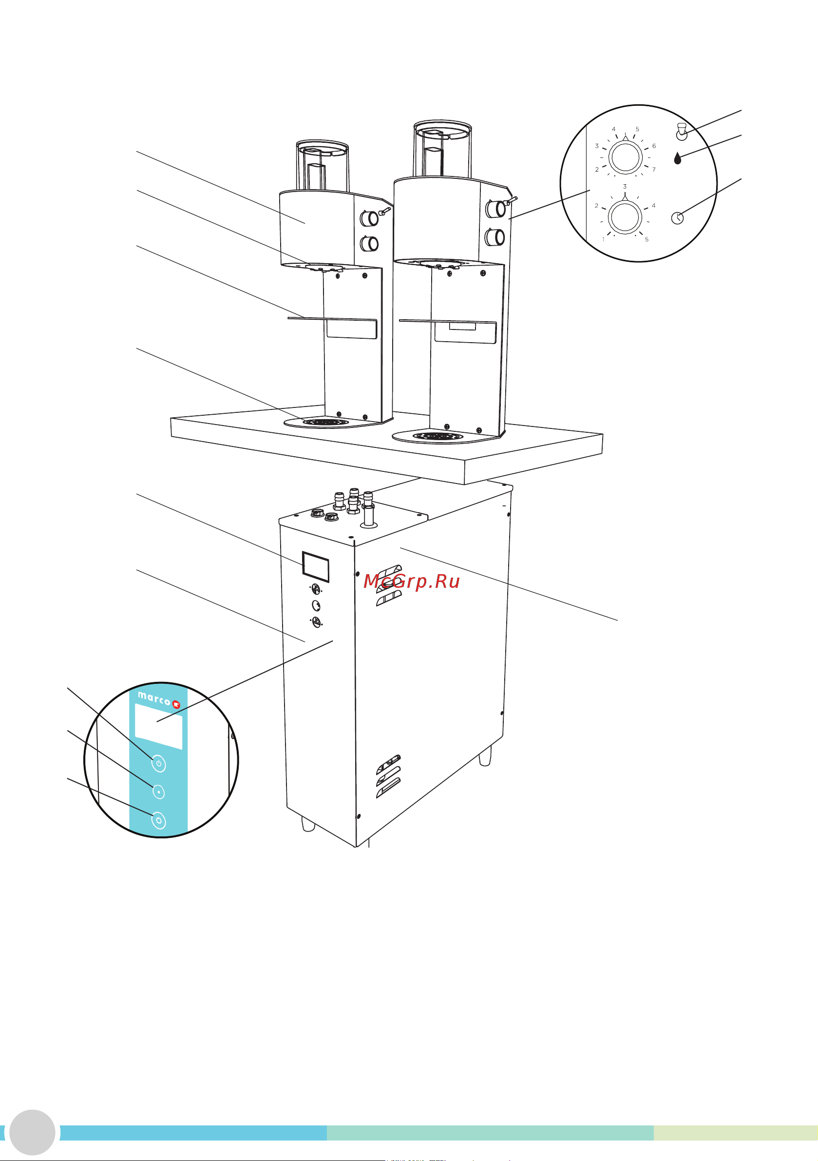 Luxstahl MARCO SP9 Head [12/16] Diagram of parts