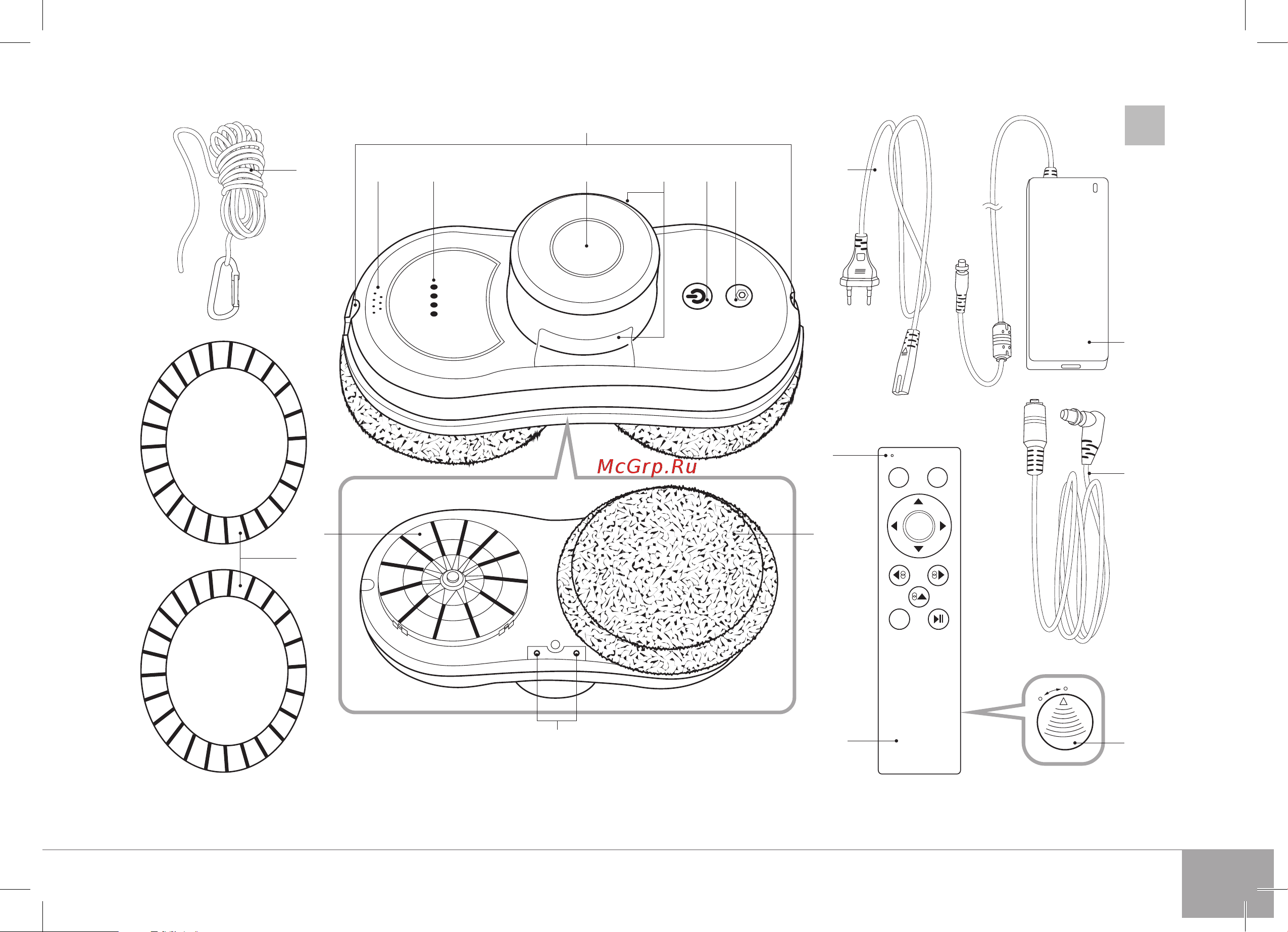 Redmond SkyWiper RW001S Руководство по эксплуатации онлайн [3/24] 764382