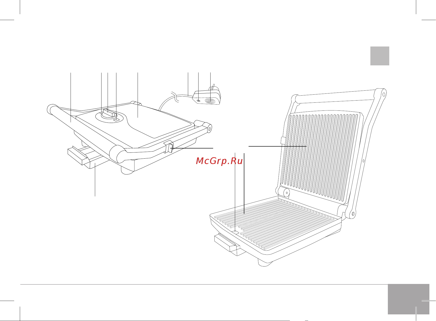 Redmond SkyGrill M810S Руководство по эксплуатации онлайн [3/36] 764400