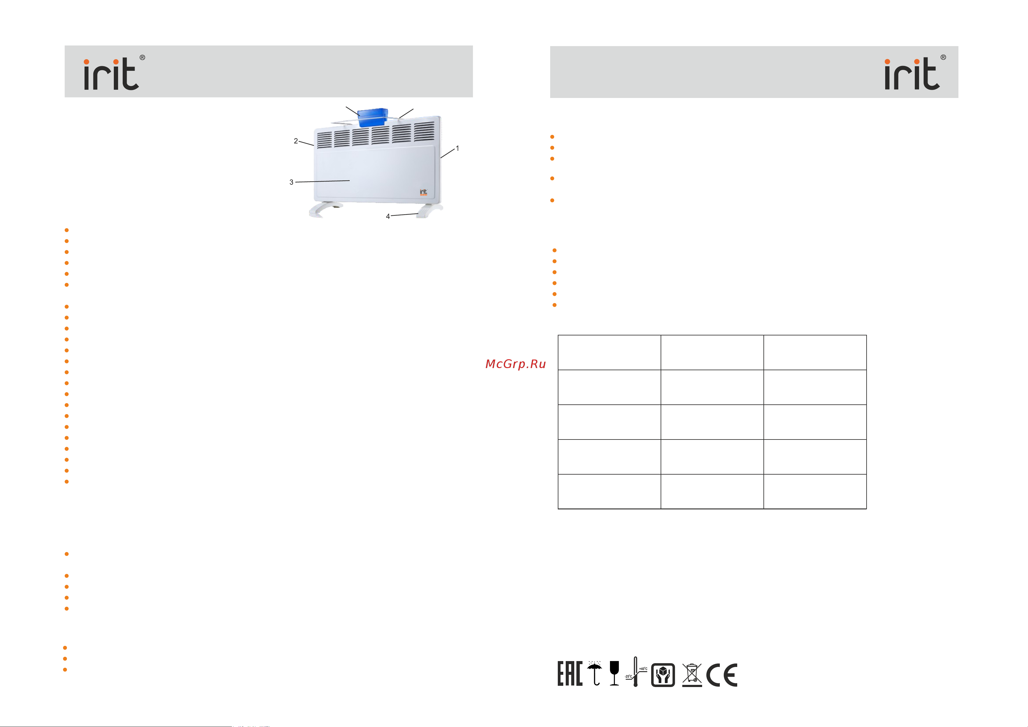 Robiton IRIT IR-6207 [2/5] Ir 6207 ir 6208 ir 6207 ir 6208