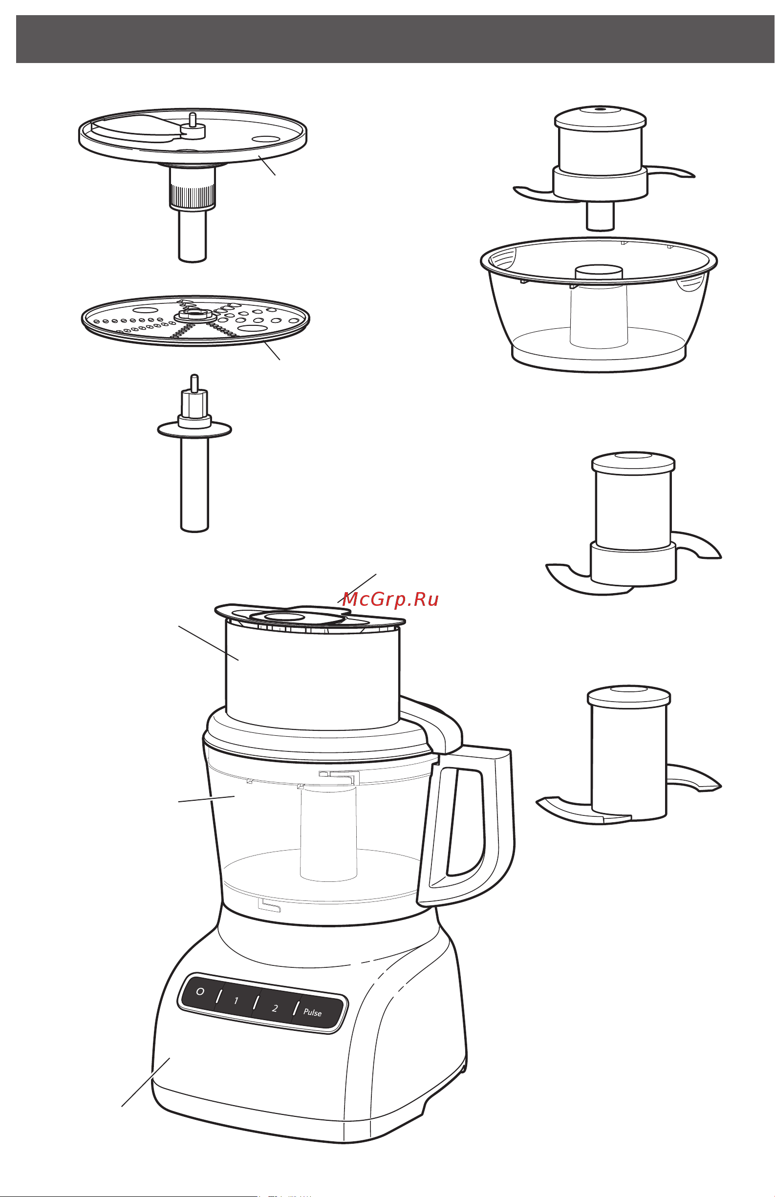 KitchenAid 5KFP0925EER [5/22] Части блендера и их характеристики
