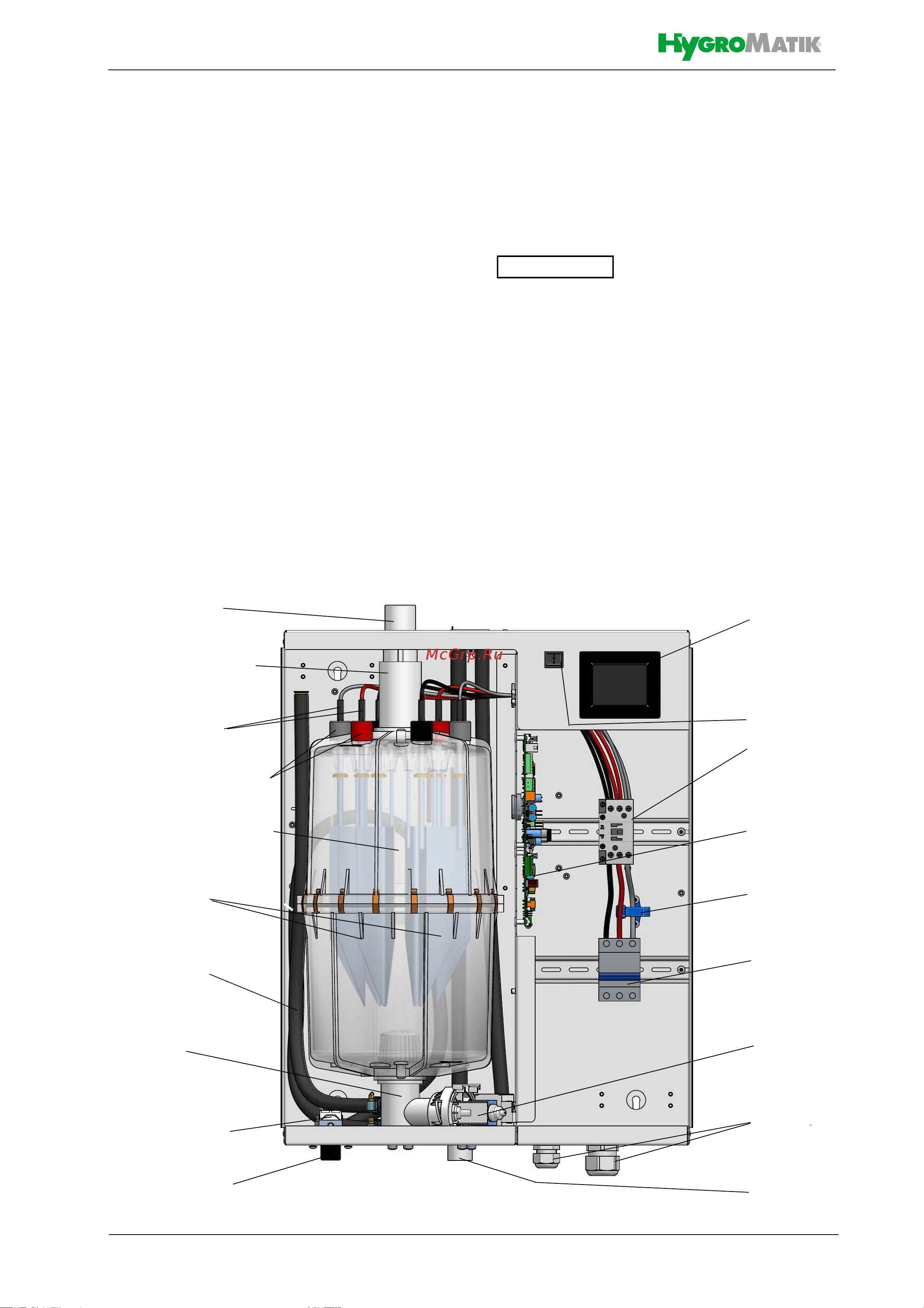 Hygromatik FlexLine FLE10-TSPA [10/54] Назначение и конструкция
