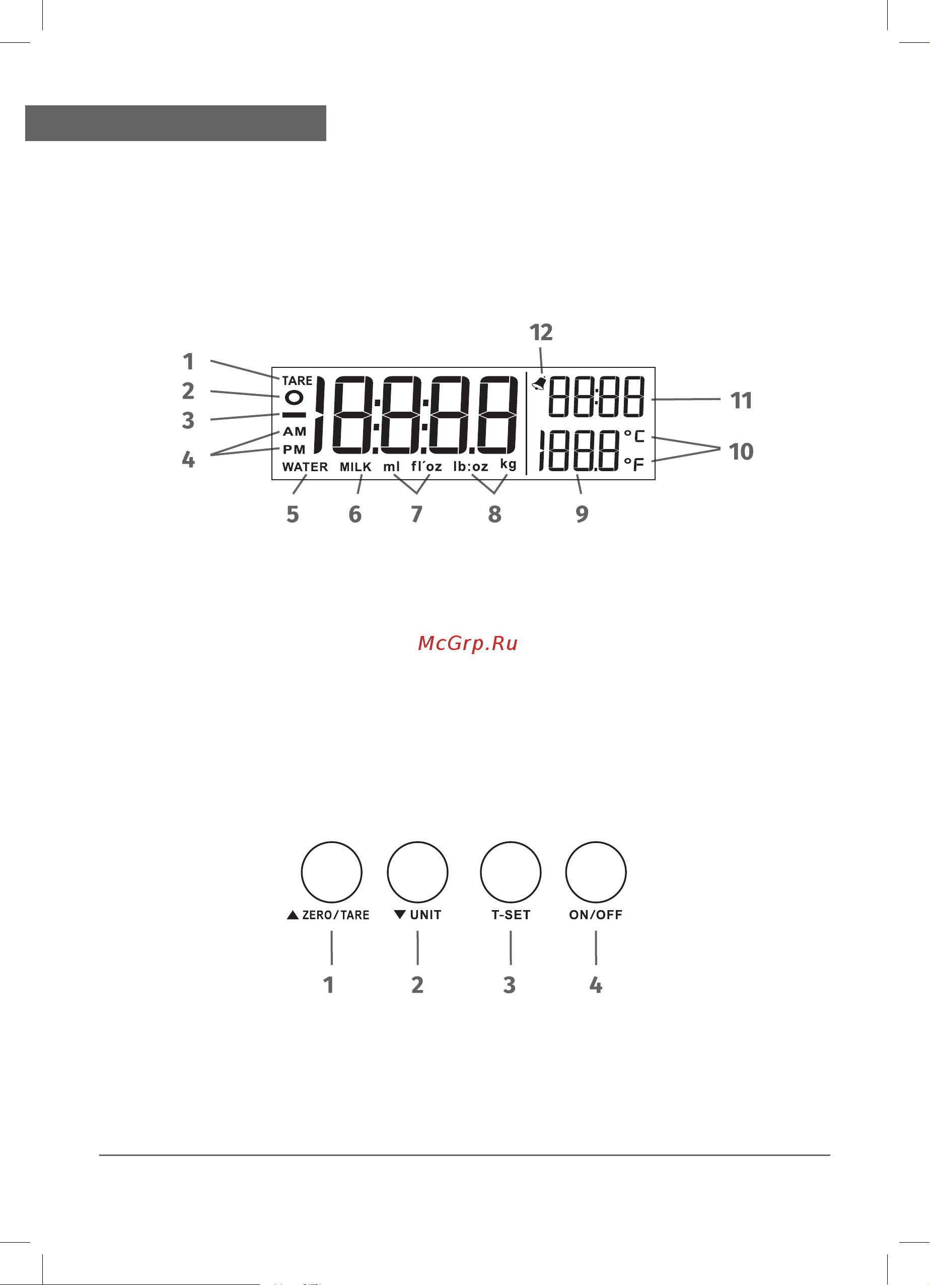 Delfa UBS-2157 [6/24] Buttons illustration