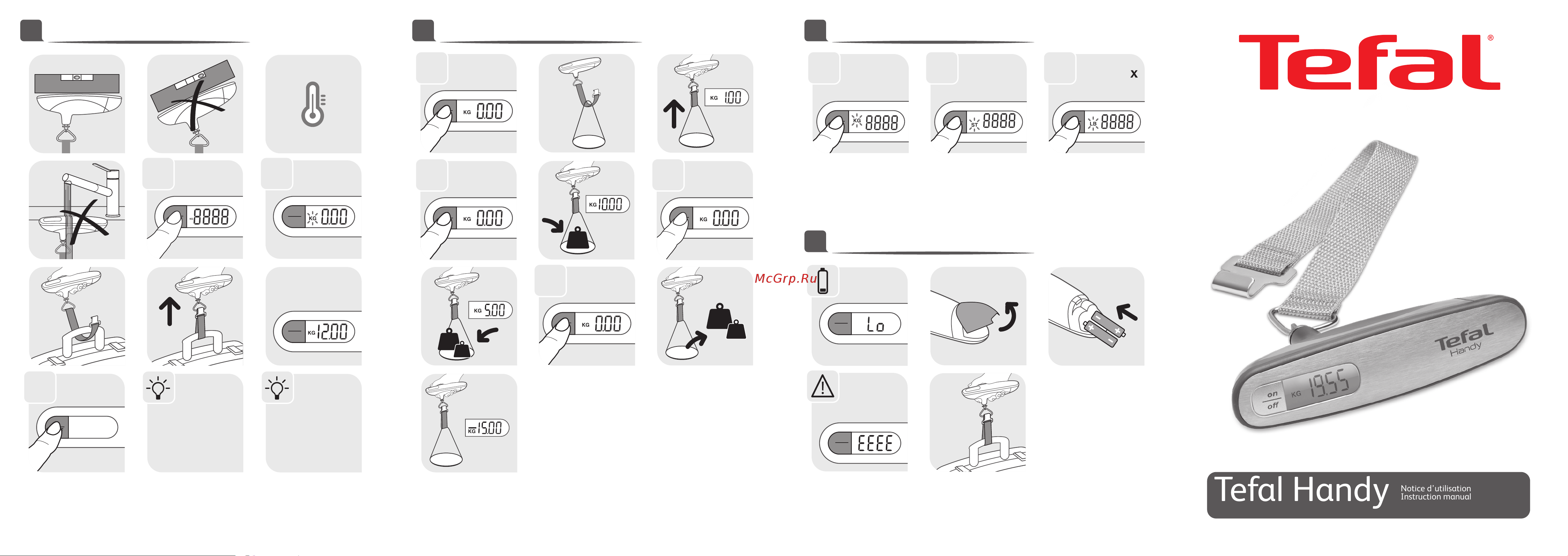 Tefal LK2000 Руководство по эксплуатации онлайн