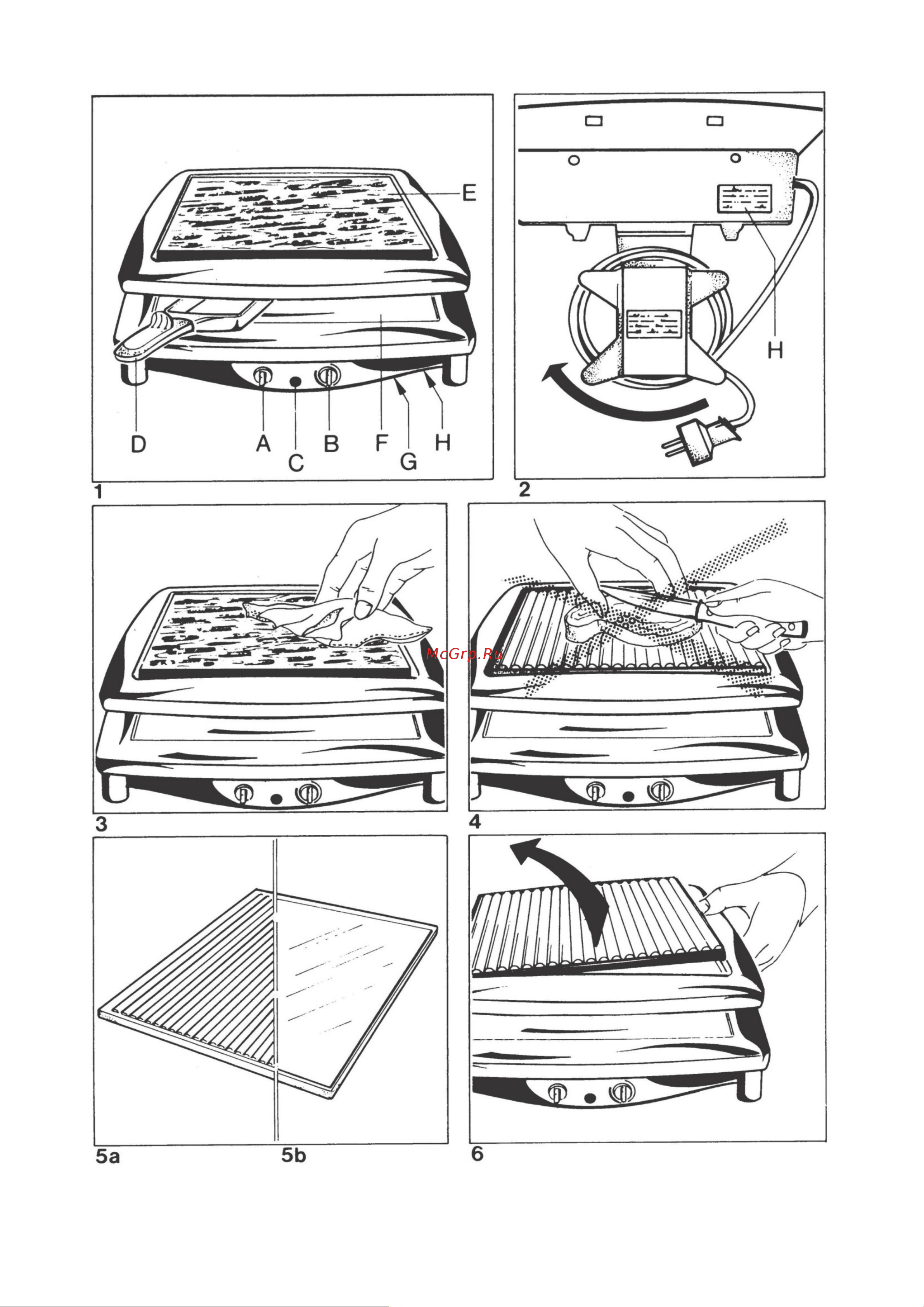 Steba RC3 Raclette-Grill Руководство по эксплуатации онлайн [2/7] 764780