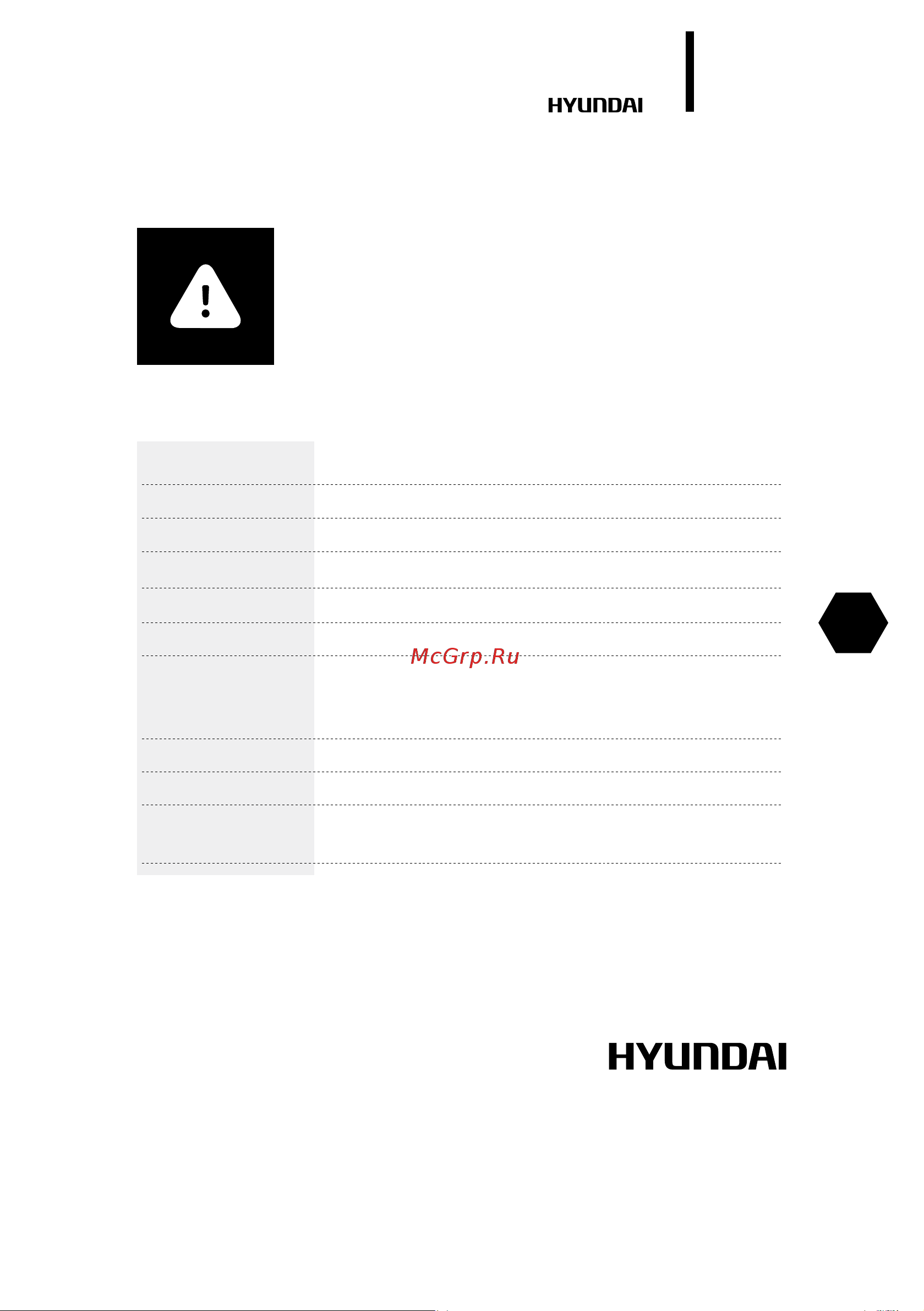 Hyundai Mini [19/28] Бланк гарантийного талона