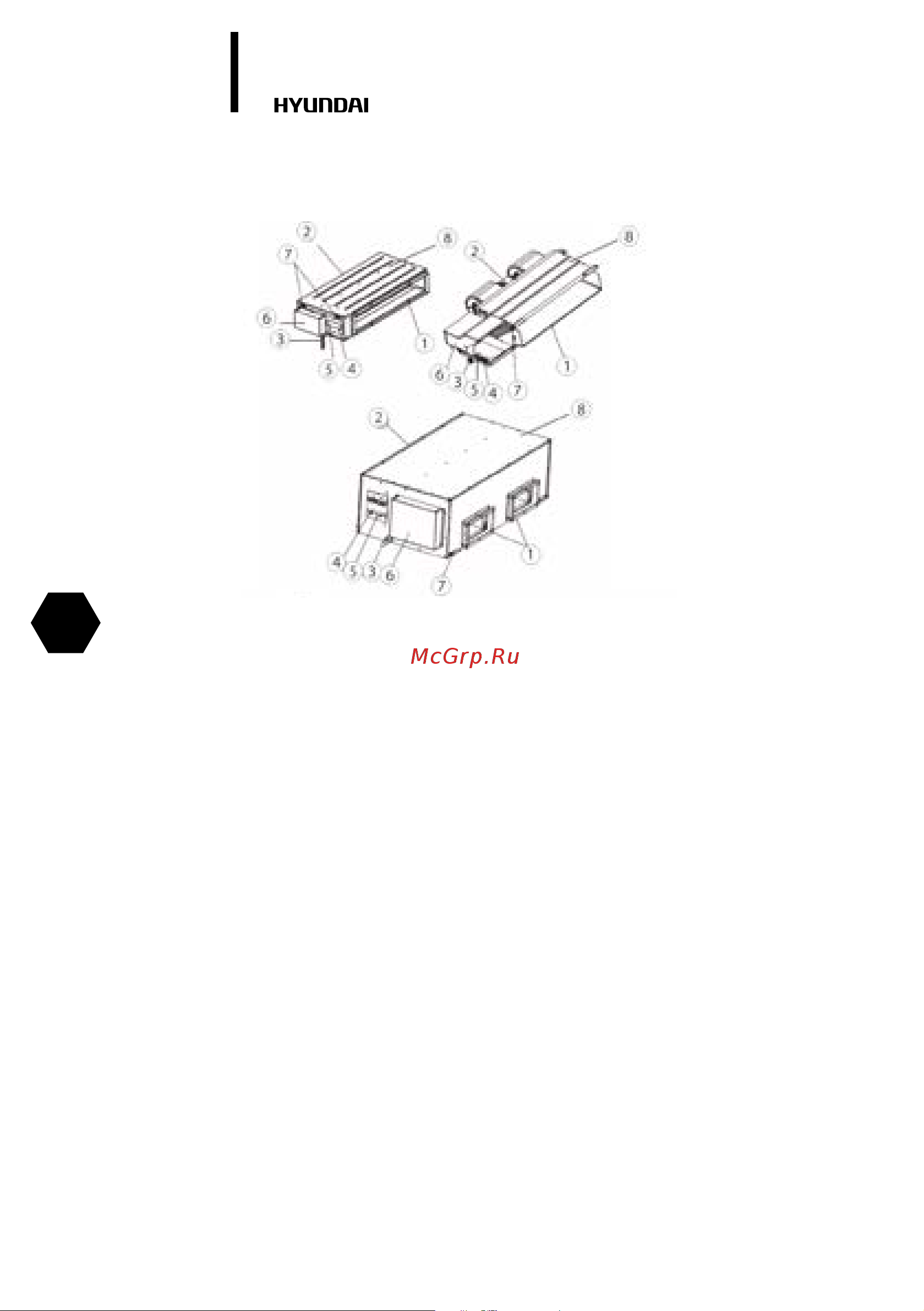 Hyundai Multy Selection ALMO1 [14/70] Multi split system duct indoor unit
