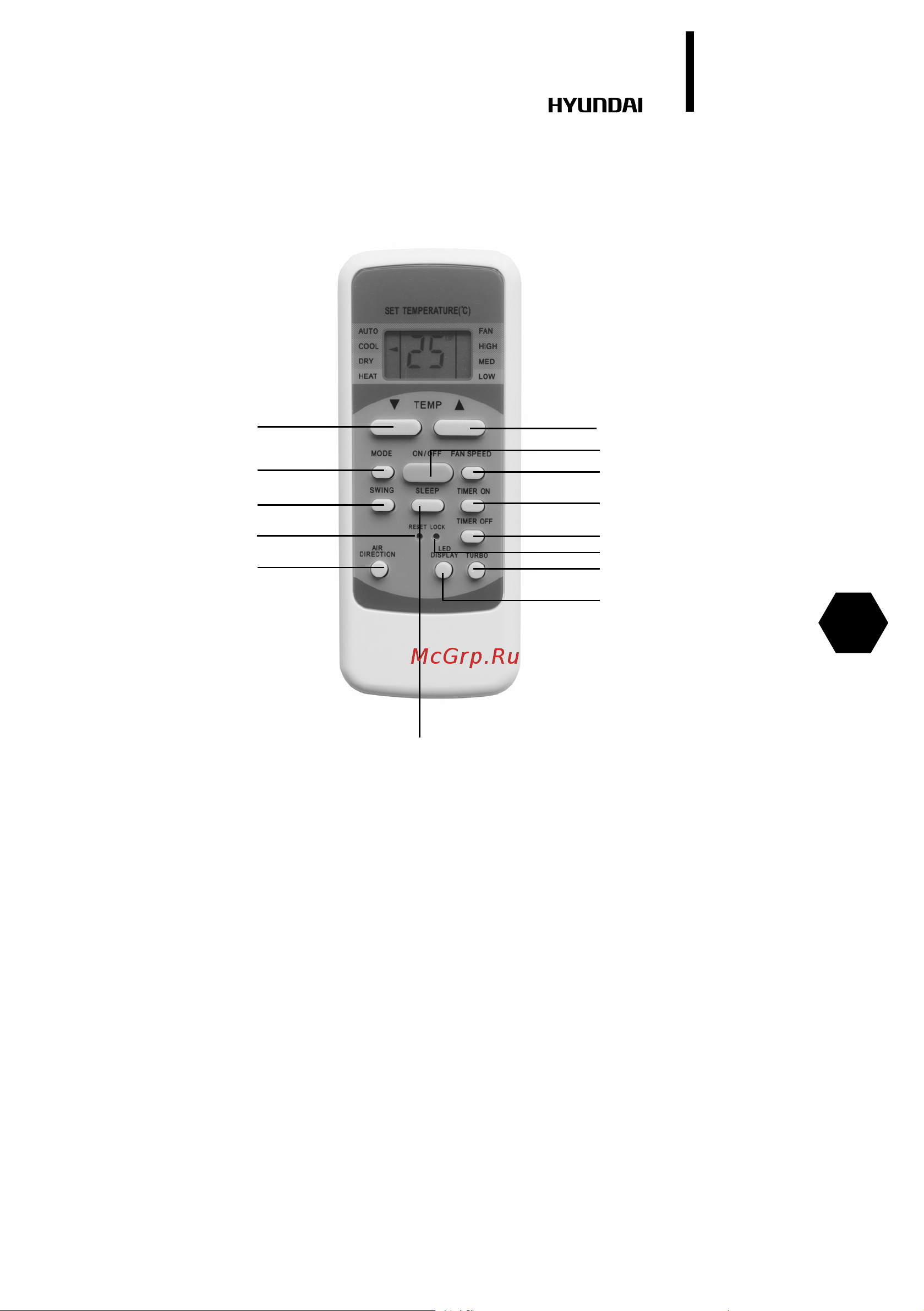 Hyundai Multy Selection ALMO2 [11/52] Remote control