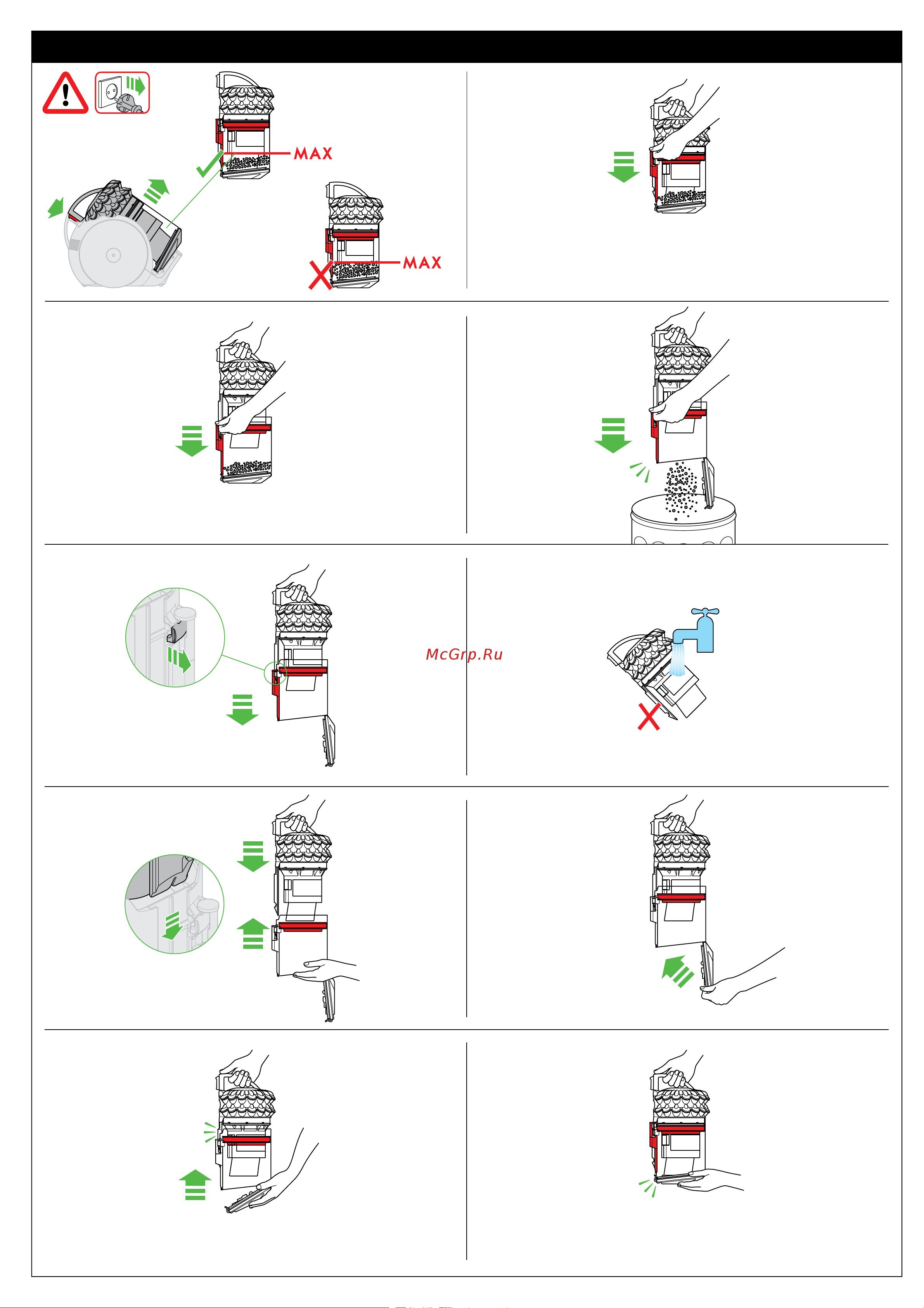 Dyson CY22 Animal Pro Руководство по эксплуатации онлайн [30/60] 764915