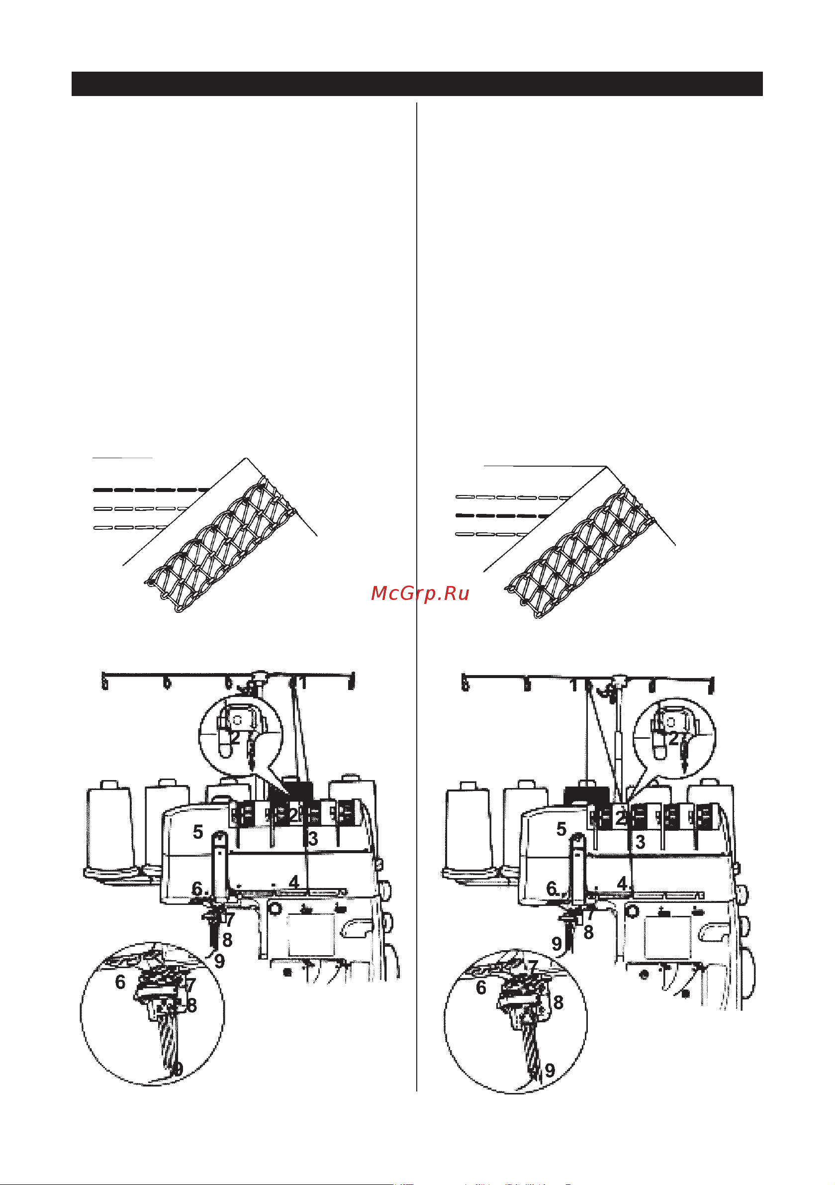 Juki PE 1500 [30/46] Çàïðàâêà 4 íèòî íîãî ïëîñêîãî øâà