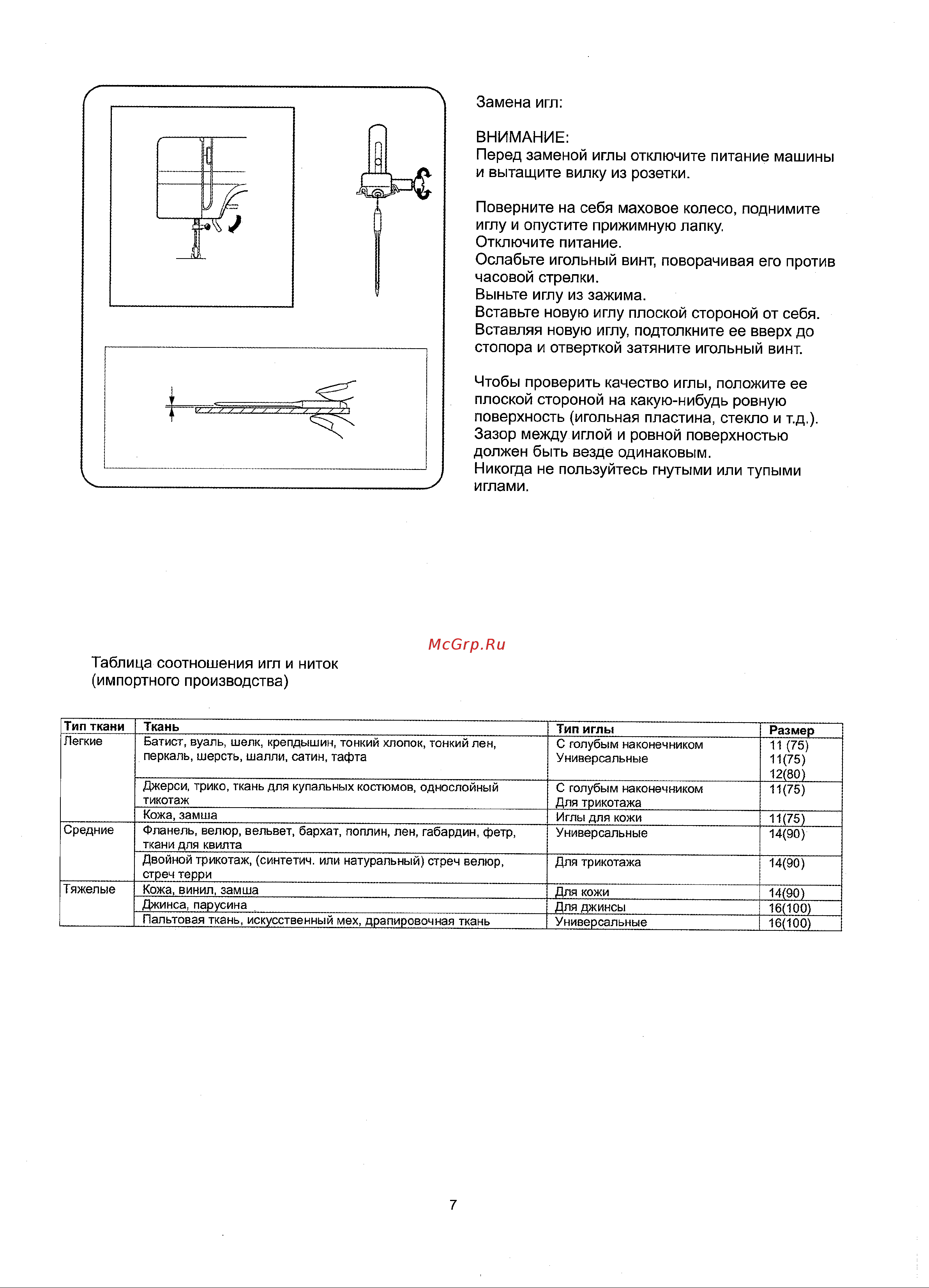 Janome V50 Escape Руководство по эксплуатации онлайн [9/32] 764997