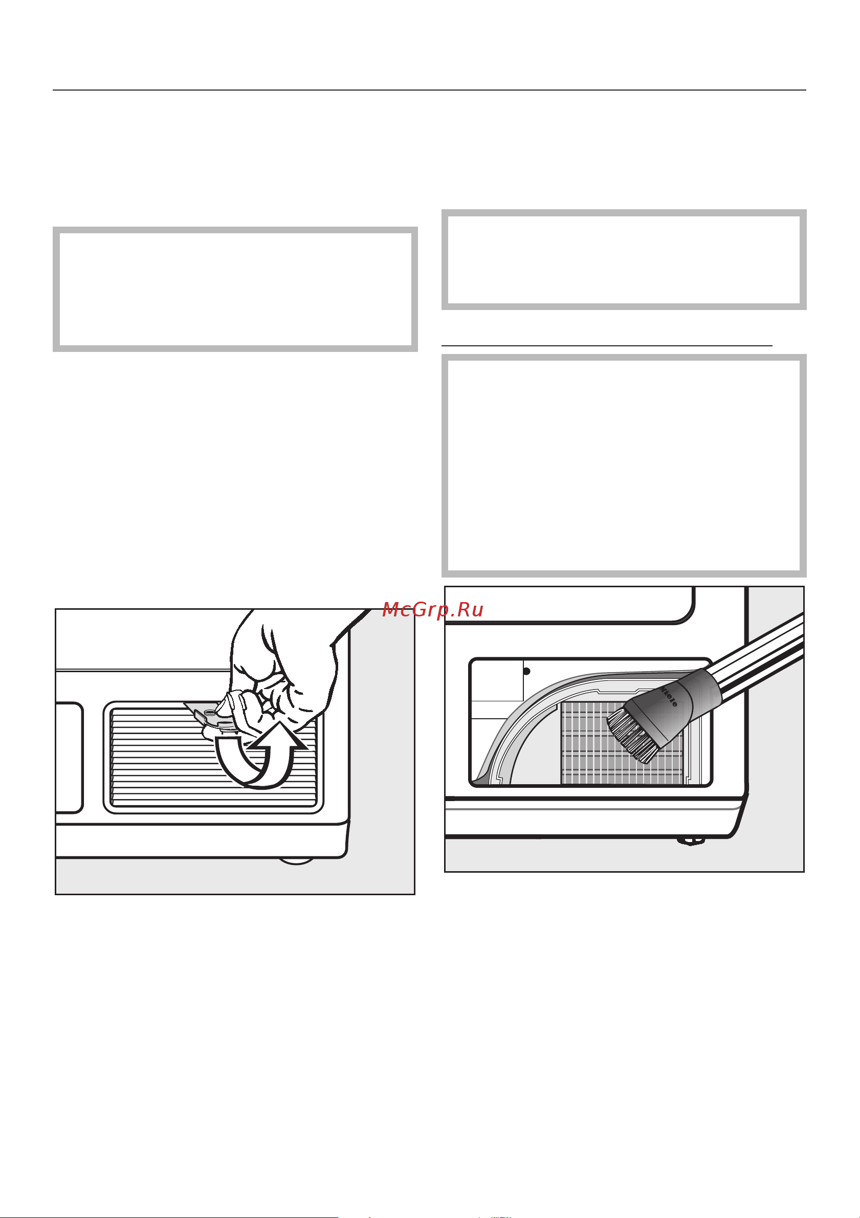 Miele PT 5137 WP RU LW [37/64] Èñòêà è óõîä