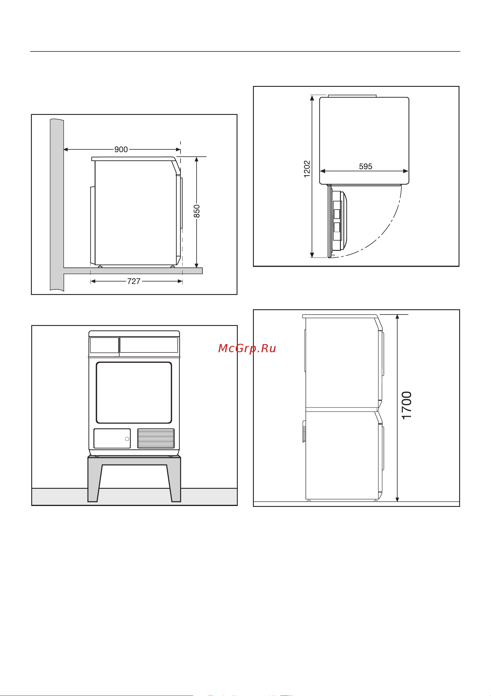 Miele PT 5137 WP RU LW [50/64] Óñòàíîâêà è ïîäêëþ åíèå