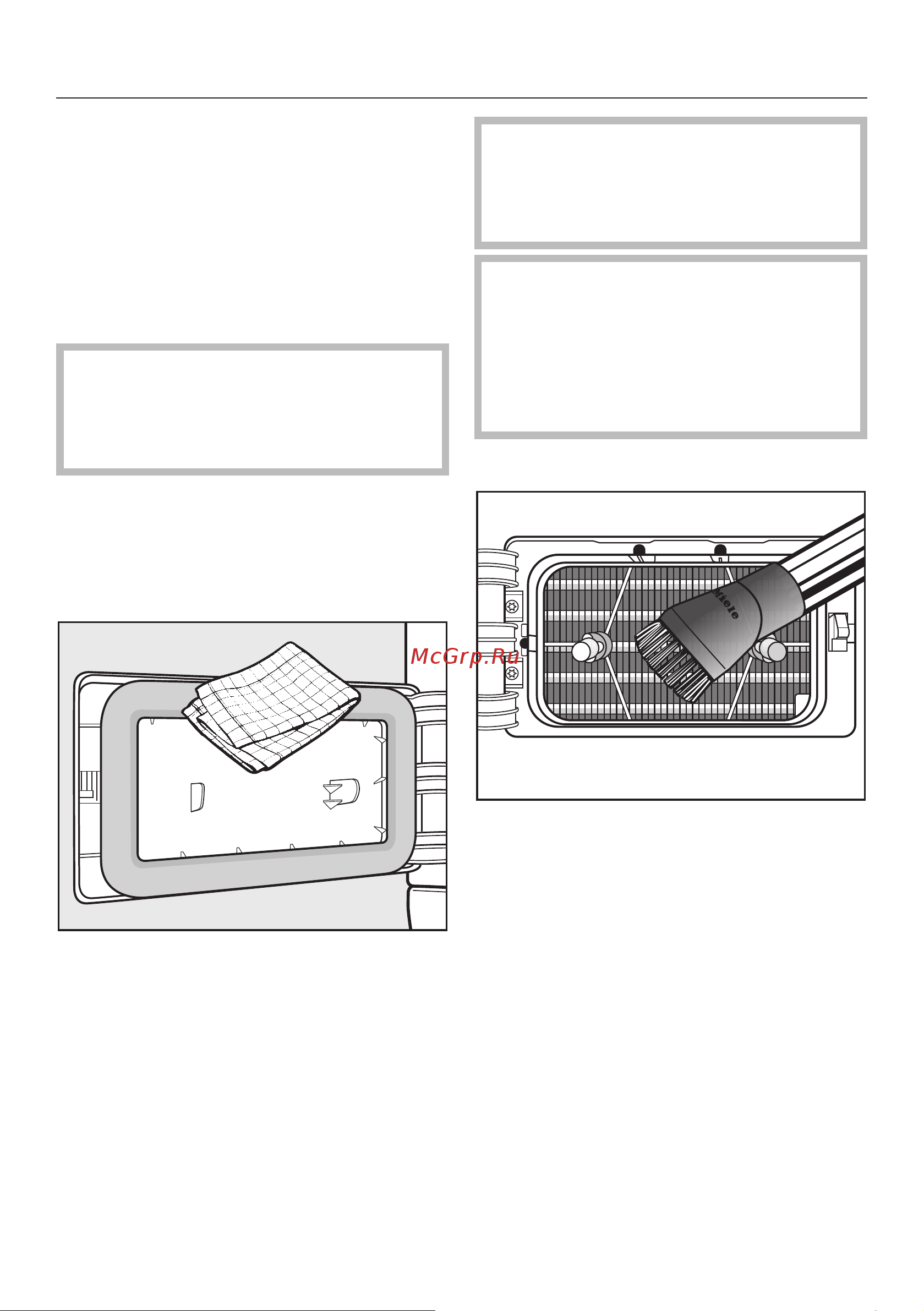 Miele PT 7137 WP VARIO RU LW [36/60] Чистка и уход