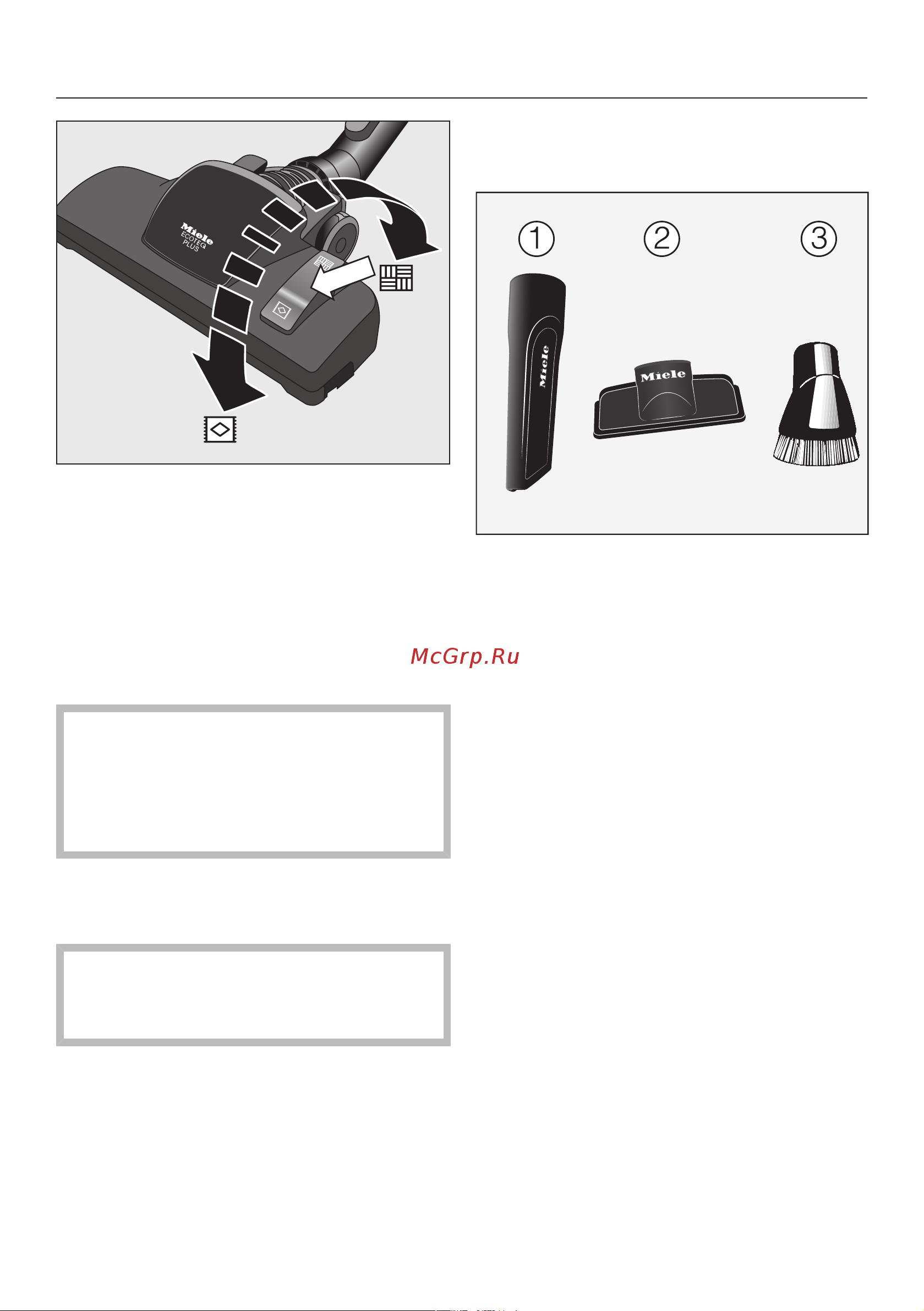 Miele SKRR3 Blizzard CX1 Jubilee Powerline [52/112] Використання устаткування що входить в комплект