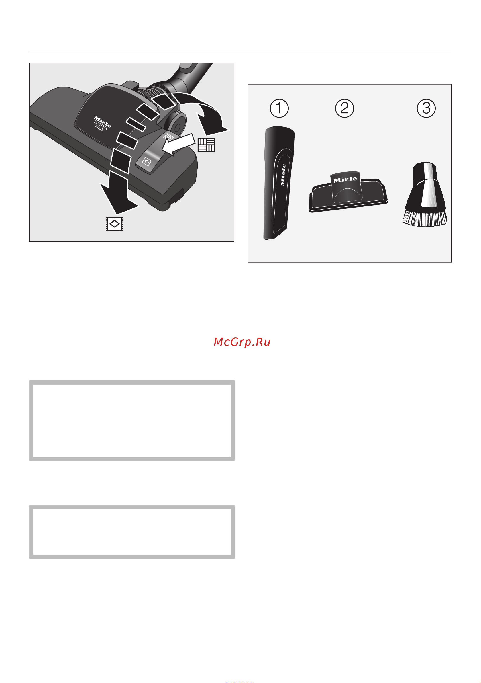 Miele SKMR3 Blizzard CX1 Comfort [89/112] Using the accessories supplied