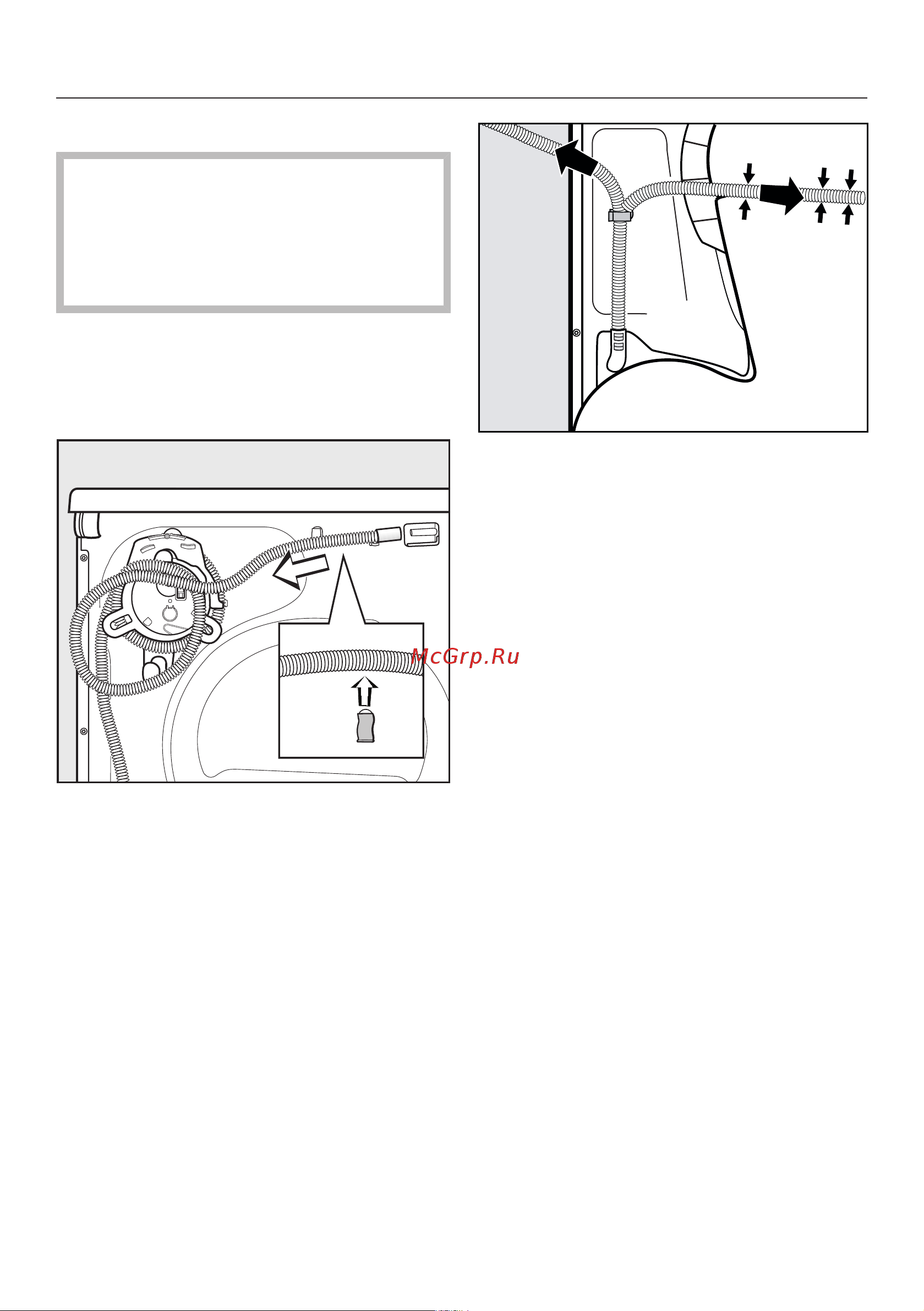 Miele TCE520WP Active [59/80] Установка и подключение
