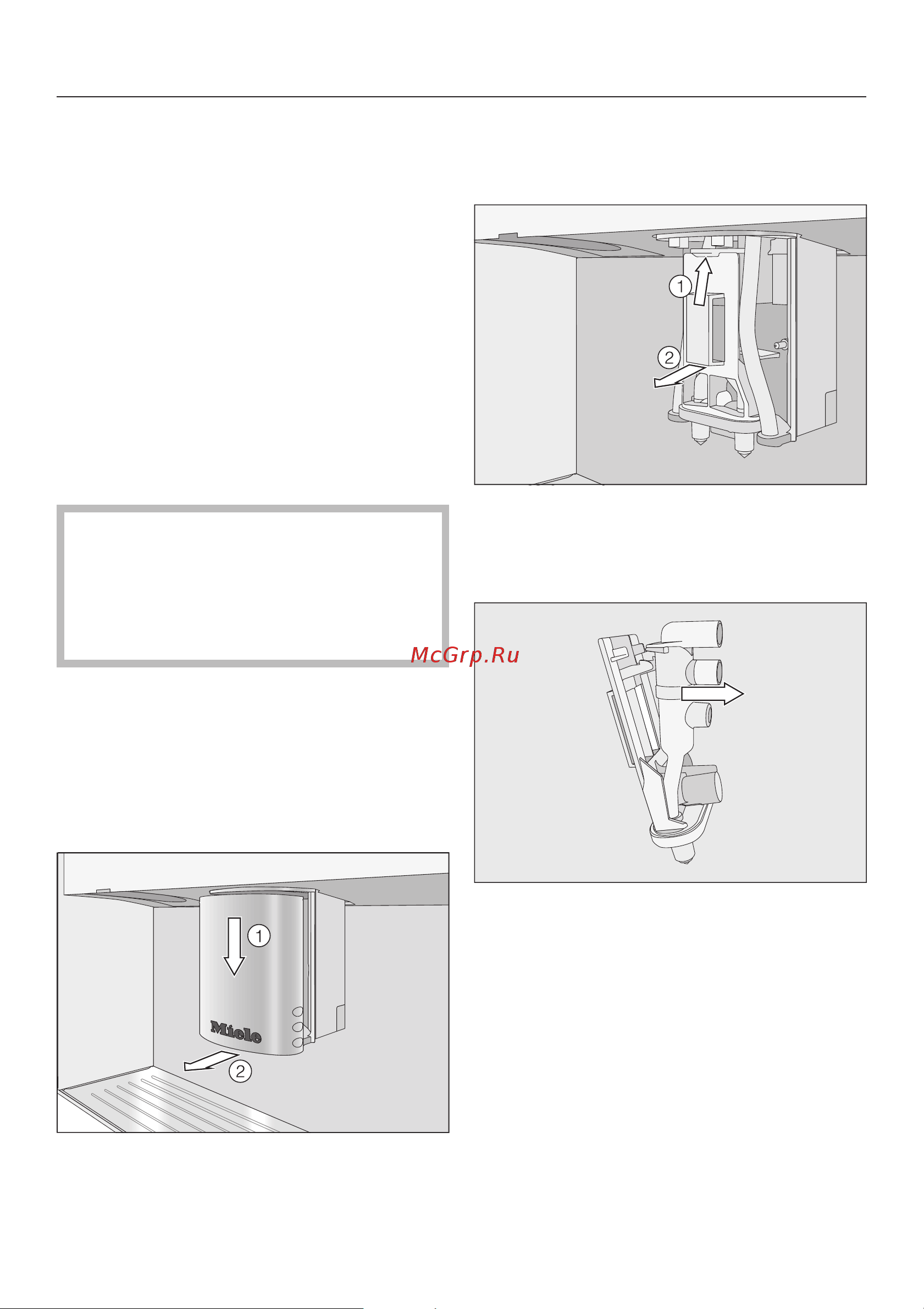 Miele CVA6805 OBSISW [57/100] Èñòêà è óõîä