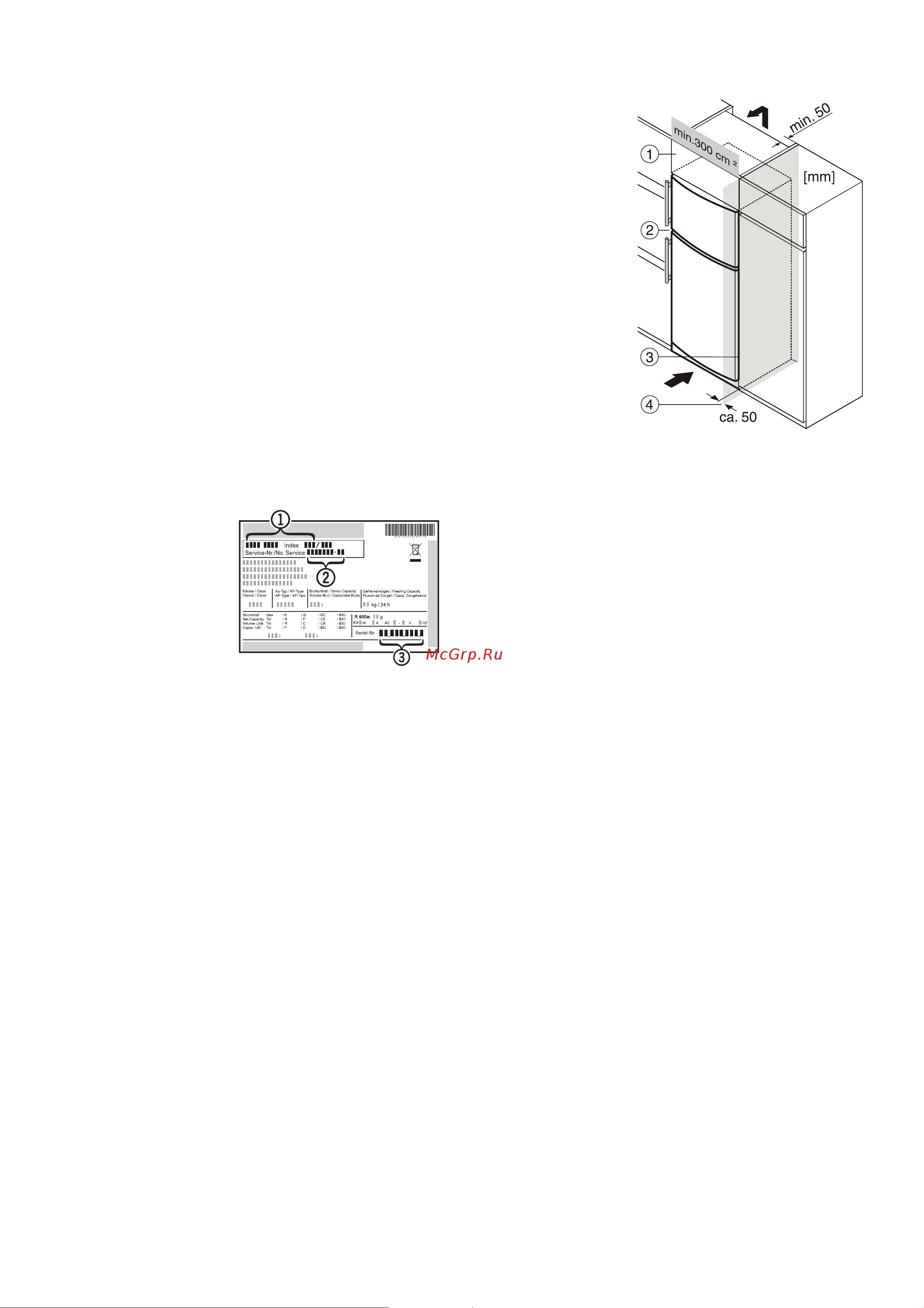 Liebherr CTsl 3306 Comfort [6/8] Installing appliance in a row of kitchen units