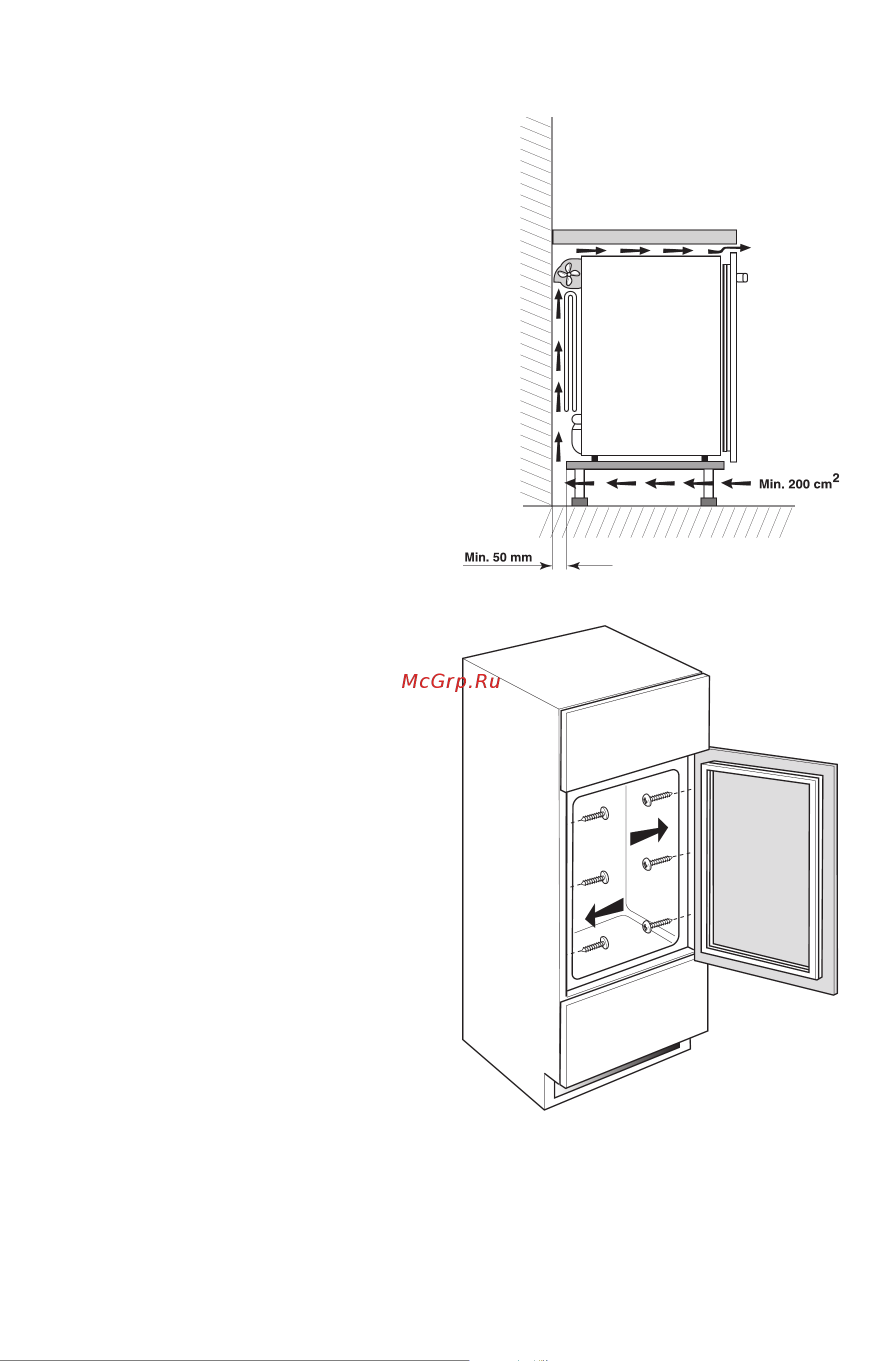 KitchenAid KCBWX70600L [15/20] Installation