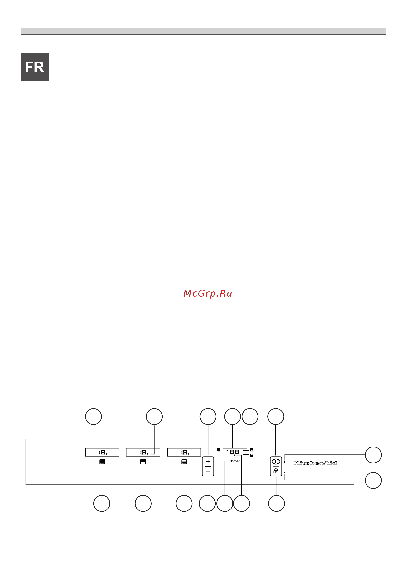 KitchenAid KHCMF45000 [13/88] Description de l appareil