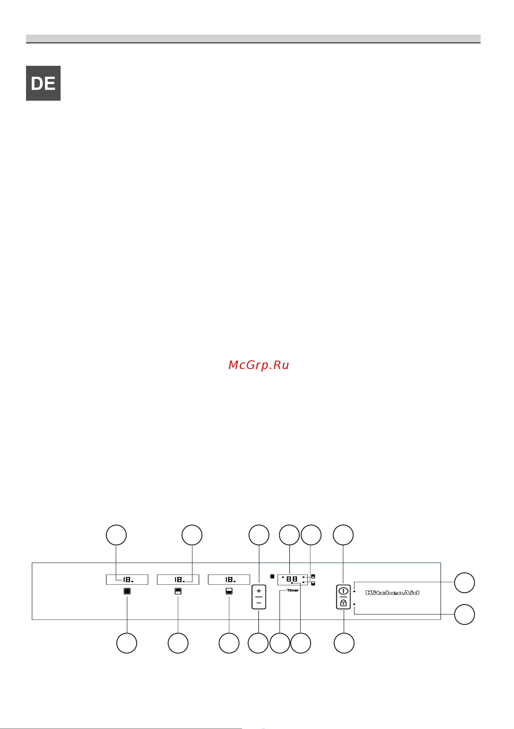 KitchenAid KHCMF45000 [15/88] Beschreibung ihres gerätes