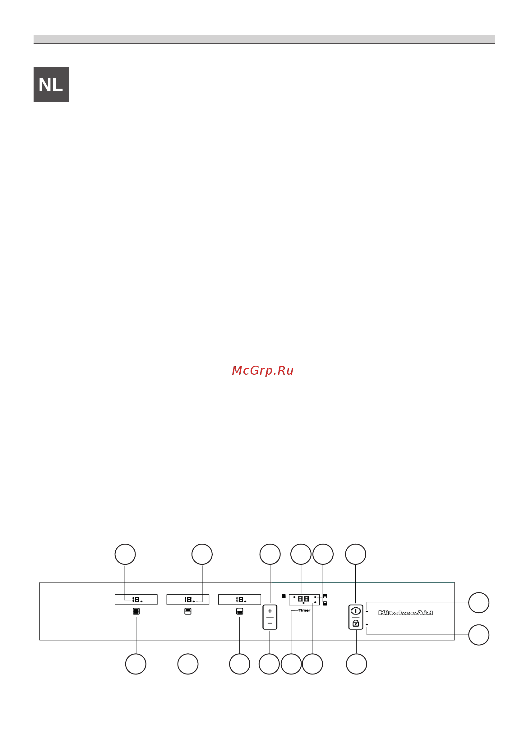 KitchenAid KHCMF45000 [16/88] Beschrijving van het apparaat