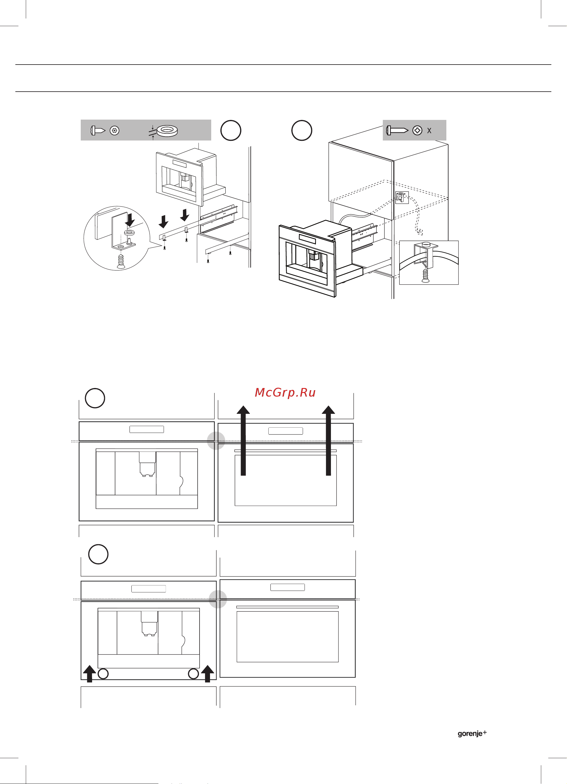 Gorenje Plus GCC800B [37/38] Installation instructions