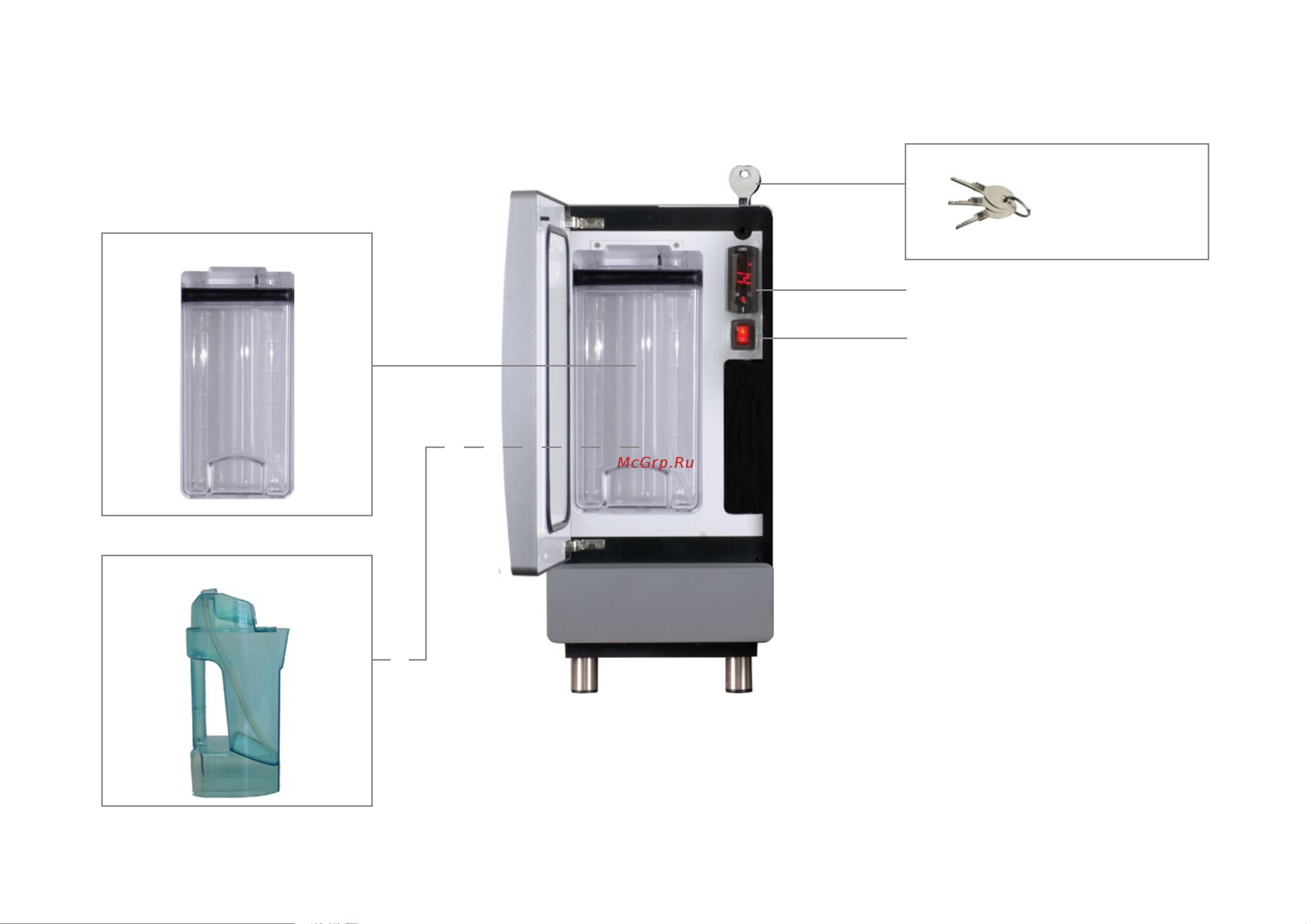 Franke A800 [15/64] Components of the refrigeration unit su05