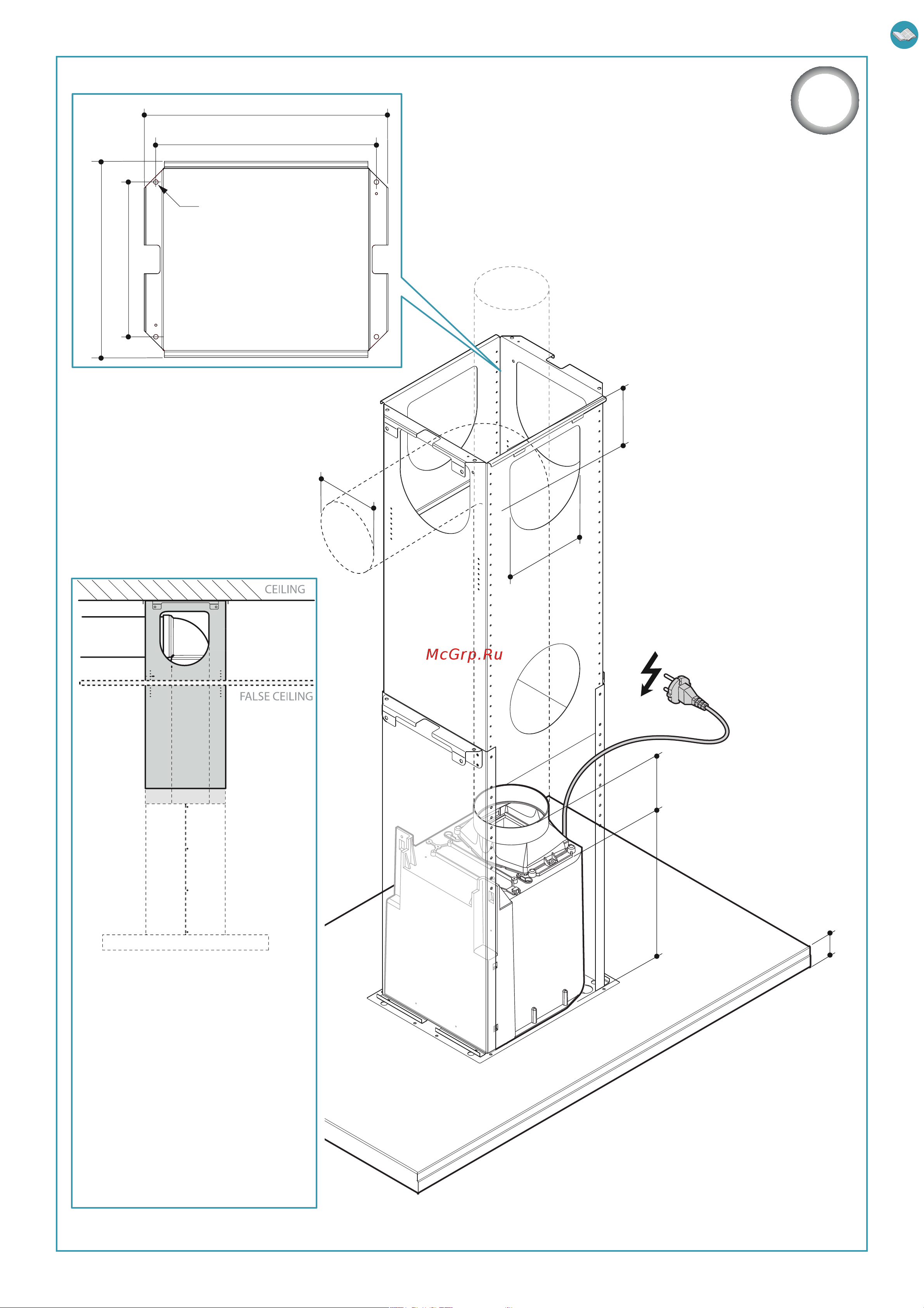 Falmec Lumen isola 120 [3/88] Ø120 mm