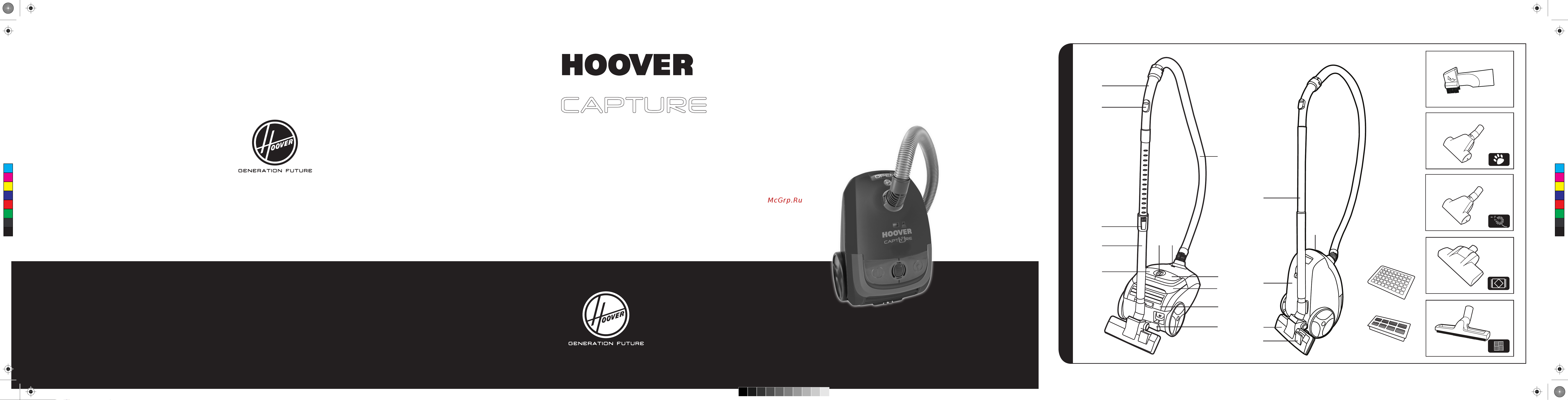 Hoover TCP 2120 019 CAPTURE Руководство по эксплуатации онлайн