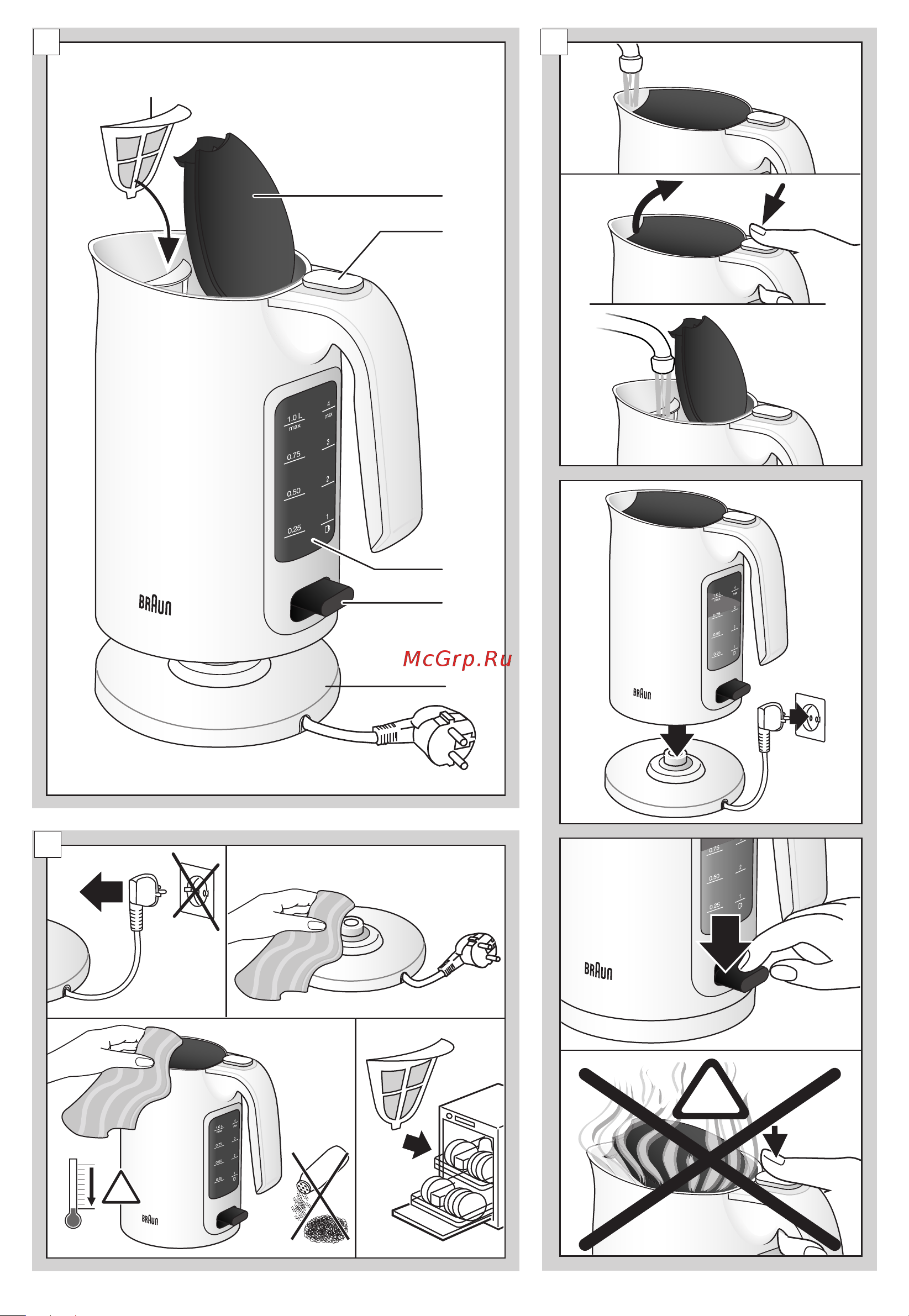 Braun WK 3110 Руководство по эксплуатации онлайн [3/79] 765884