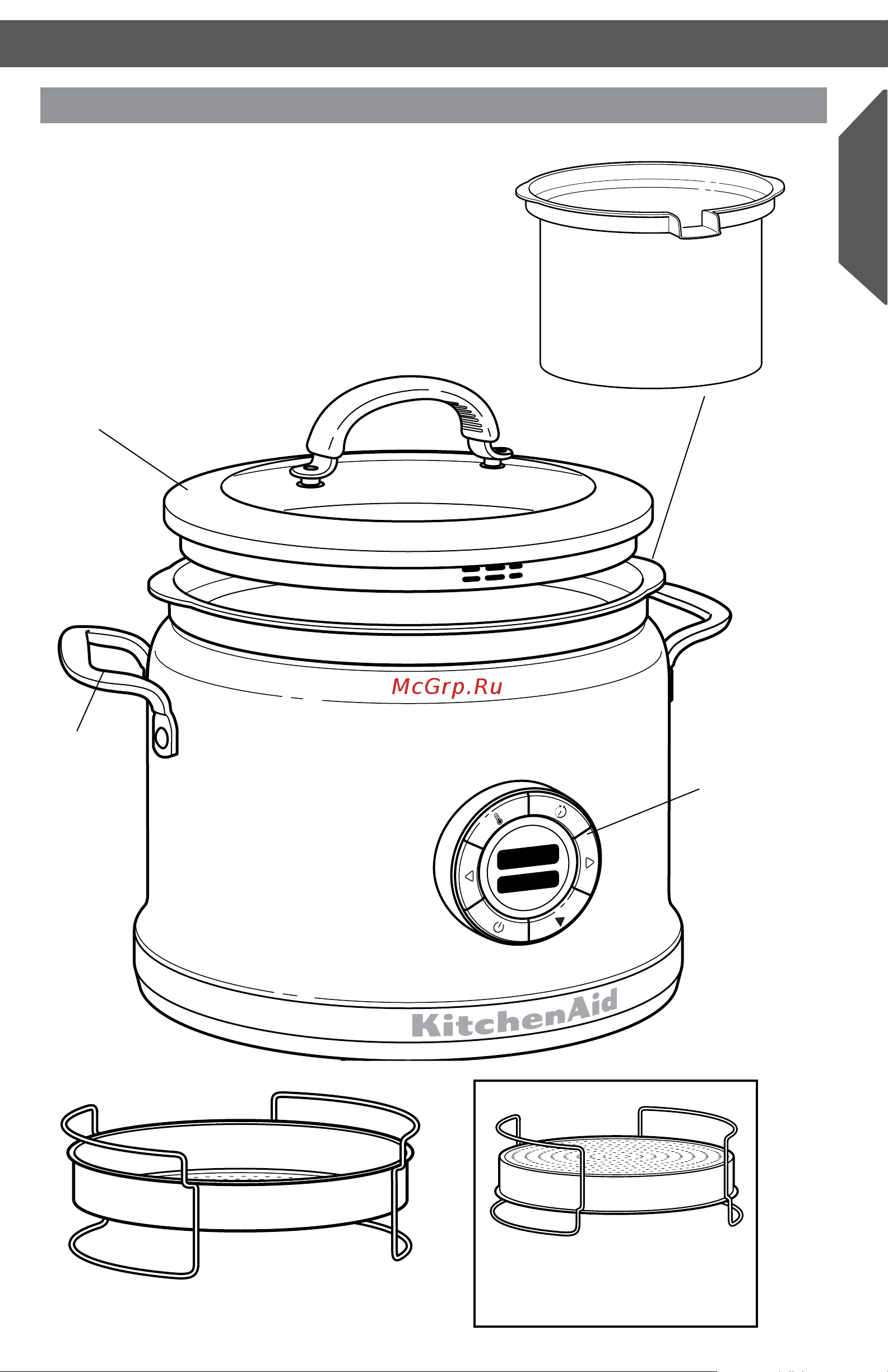 Noname KITCHENAID 5KMC4241ESX [5/24] Части и их характеристики