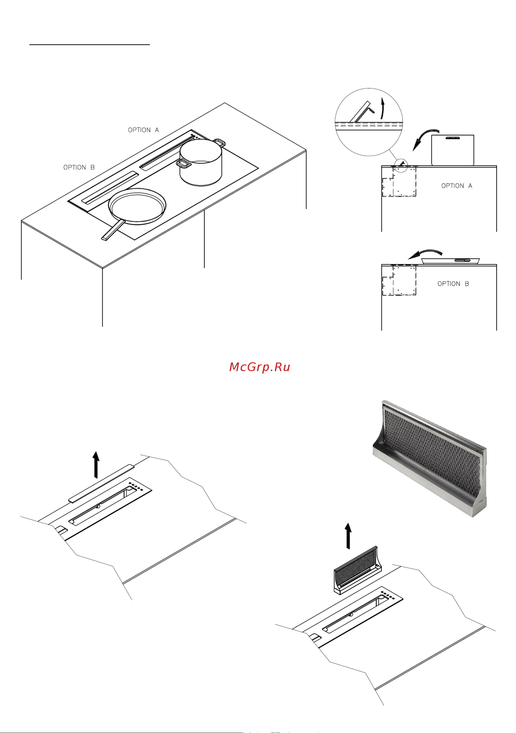 Fulgor Milano FPH 10014 TC BK [41/66] Les filtres métalliques en dotation avec la hotte doivent être lavés tous les mois en fonction de l intensité