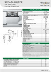 Whirlpool WIF 4O43 DLGT E Руководство по эксплуатации