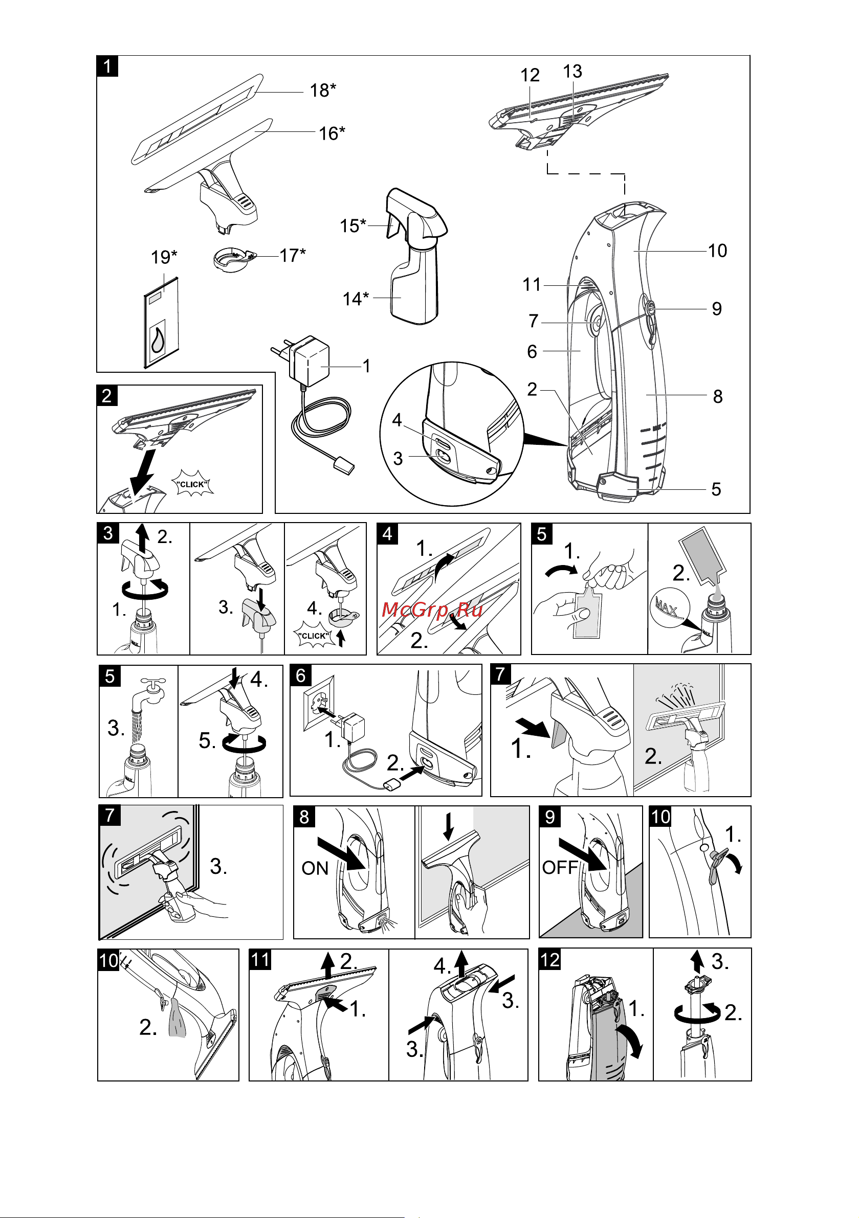Karcher WV50 Plus 1.633-117.0 Руководство по эксплуатации онлайн [2/152] 766208