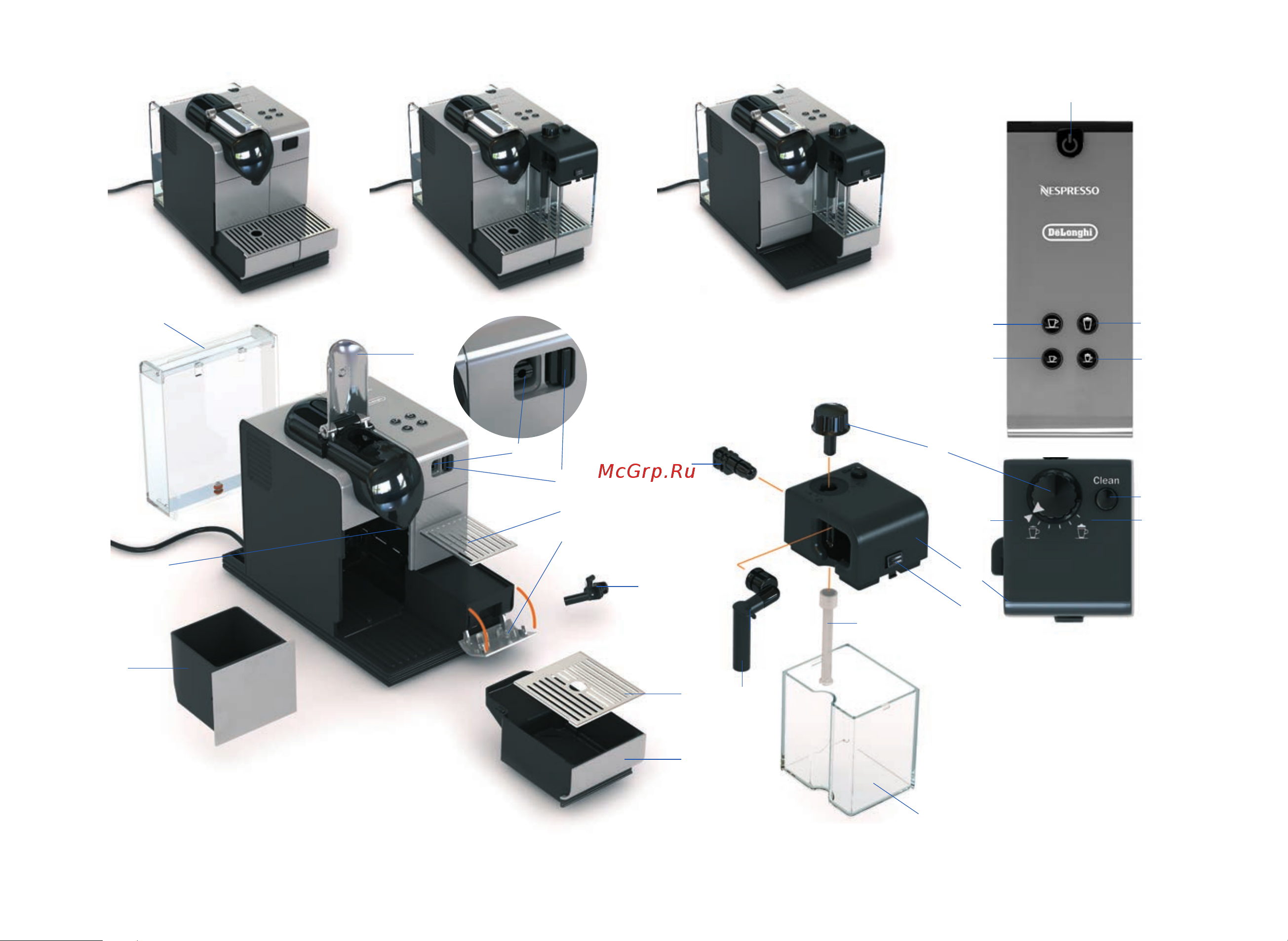Delonghi EN 521.R Руководство по эксплуатации онлайн [2/13] 766399