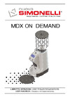 Nuova Simonelli MDX On Demand Руководство по эксплуатации