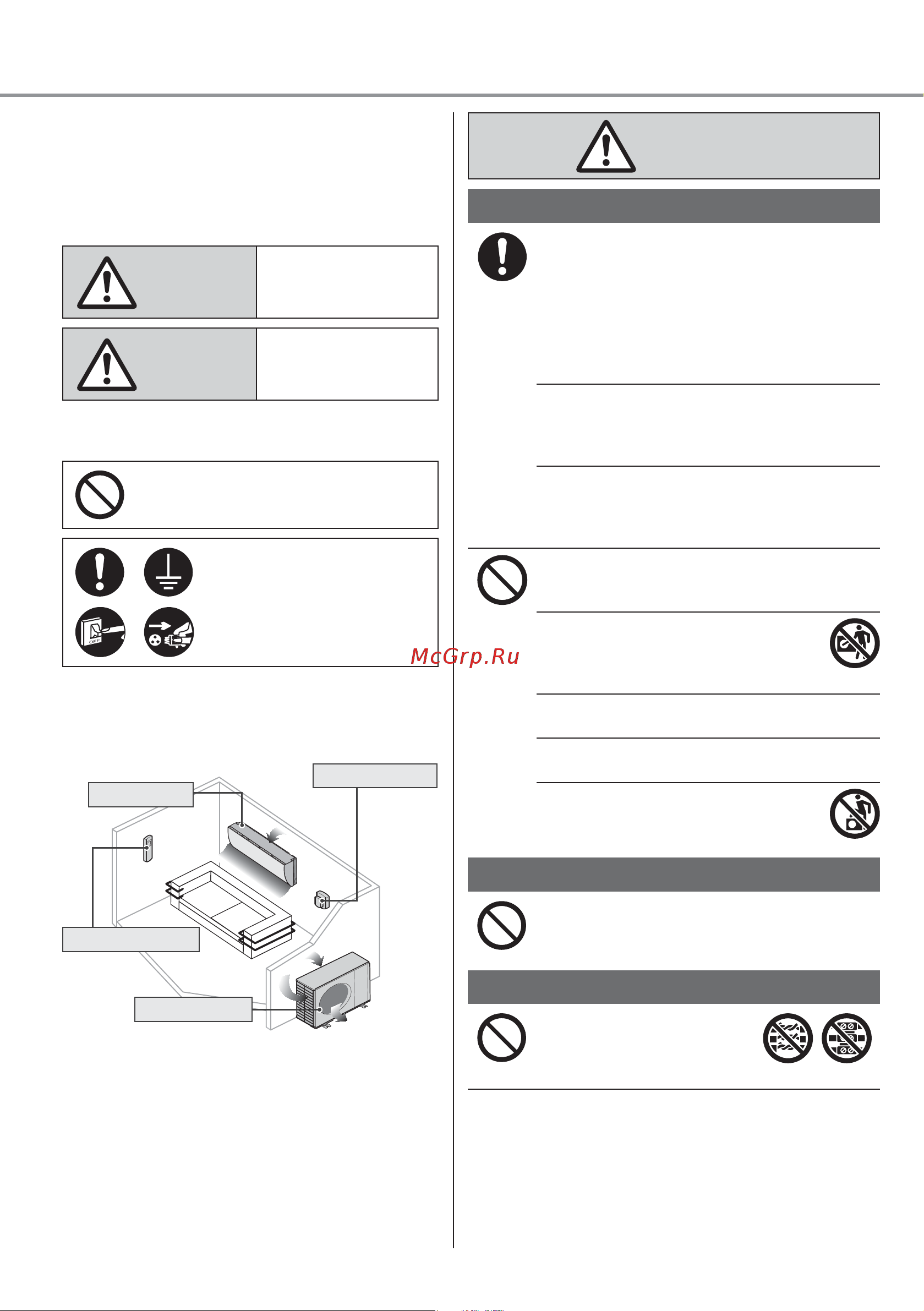 Panasonic CS-CU-HE12QKD [4/52] This symbol denotes an action that is prohibited