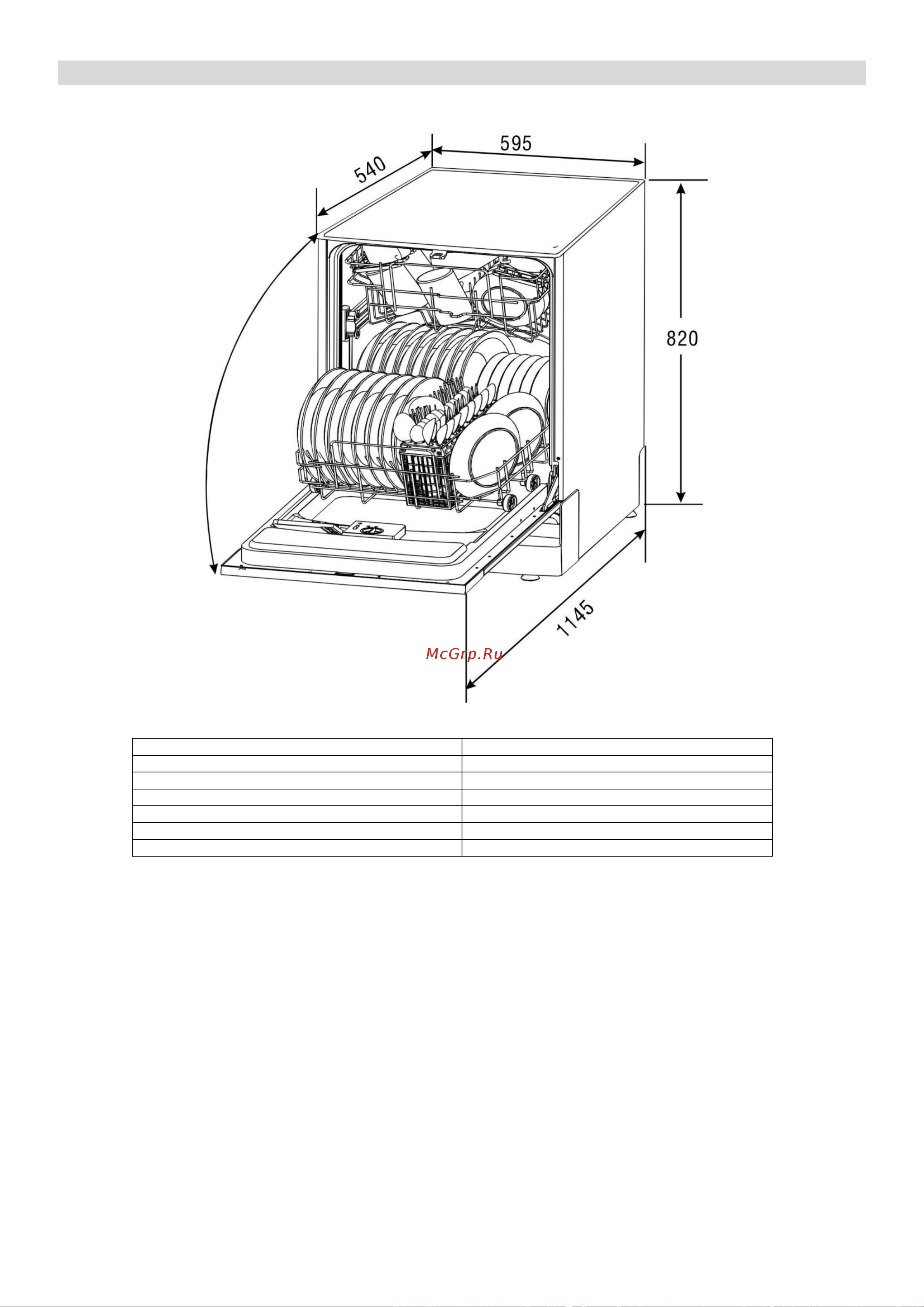 Midea M60BD-1205 L2 [31/32] Технические характеристики