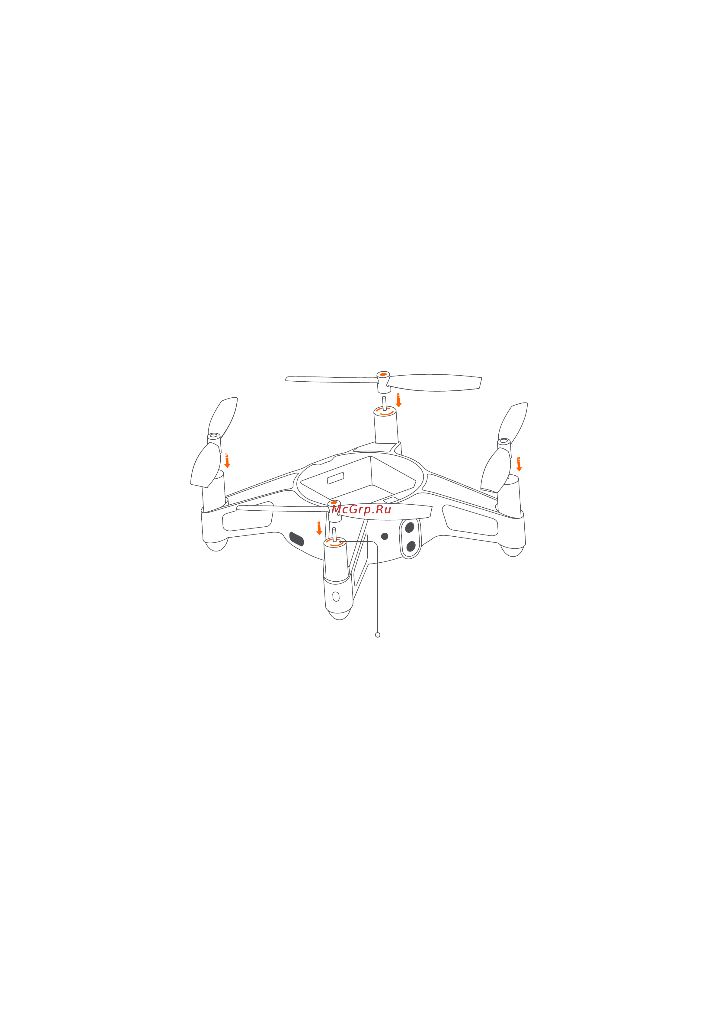 Xiaomi Mi Drone Mini LKU4042GL [47/71] Installazione e rimozione delle eliche