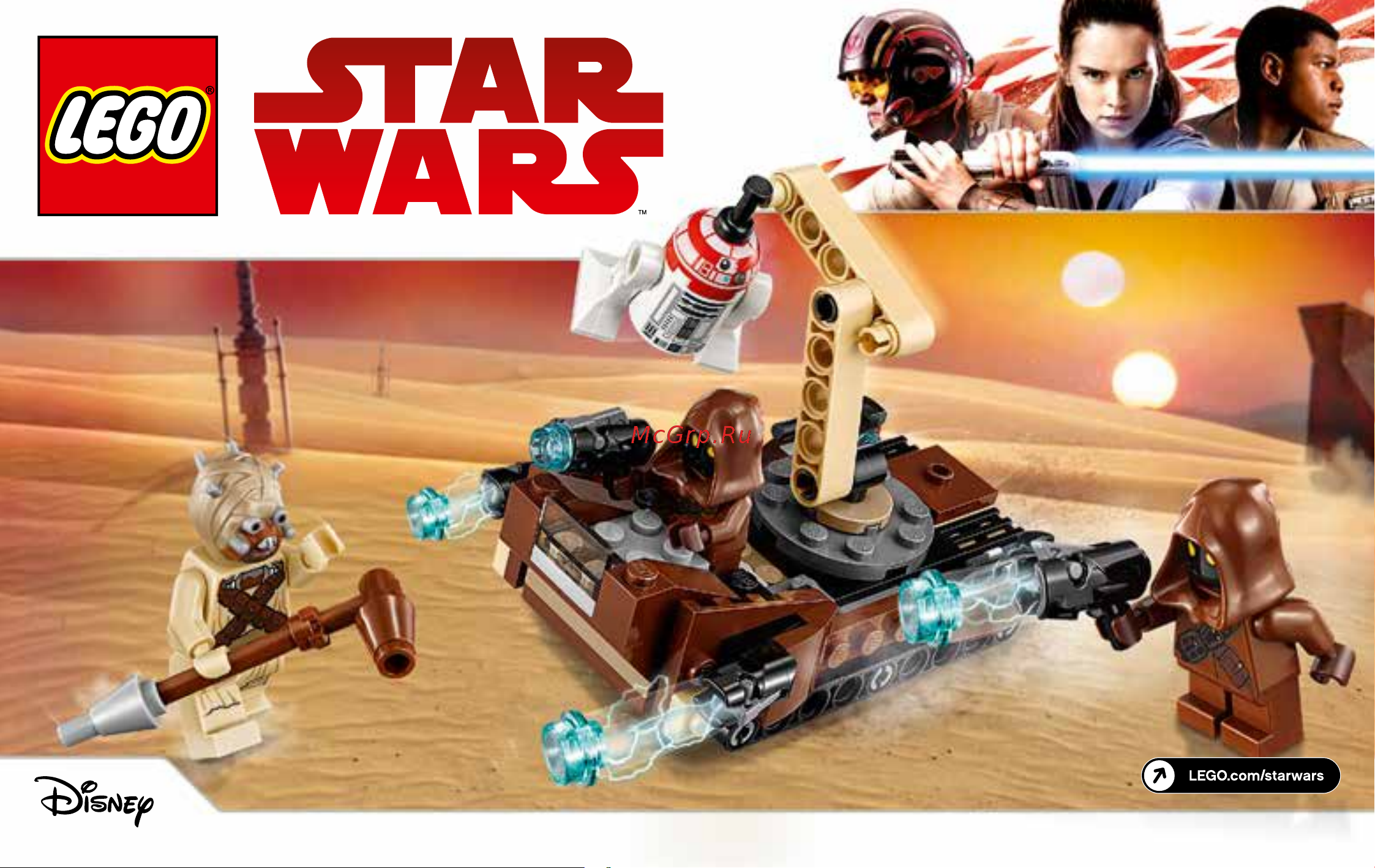 Lego Star Wars 75198 Боевой набор планеты Татуин Руководство по эксплуатации онлайн