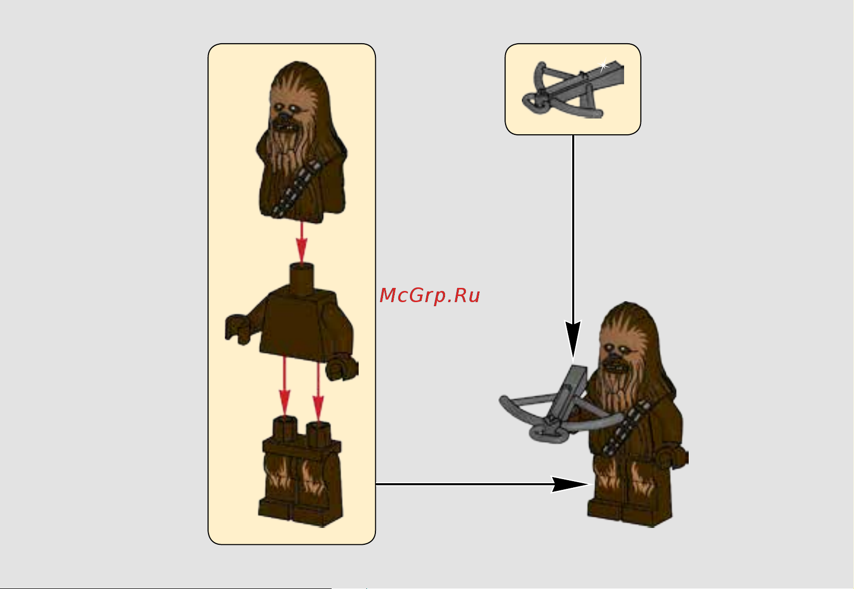 Lego Star Wars 75193 Микрофайтер Сокол Тысячелетия Руководство по эксплуатации онлайн [3/44] 767365