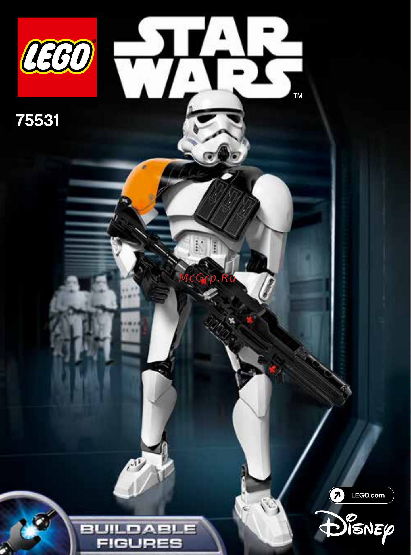 Lego Star Wars 75531 Командир штурмовиков Руководство по эксплуатации онлайн