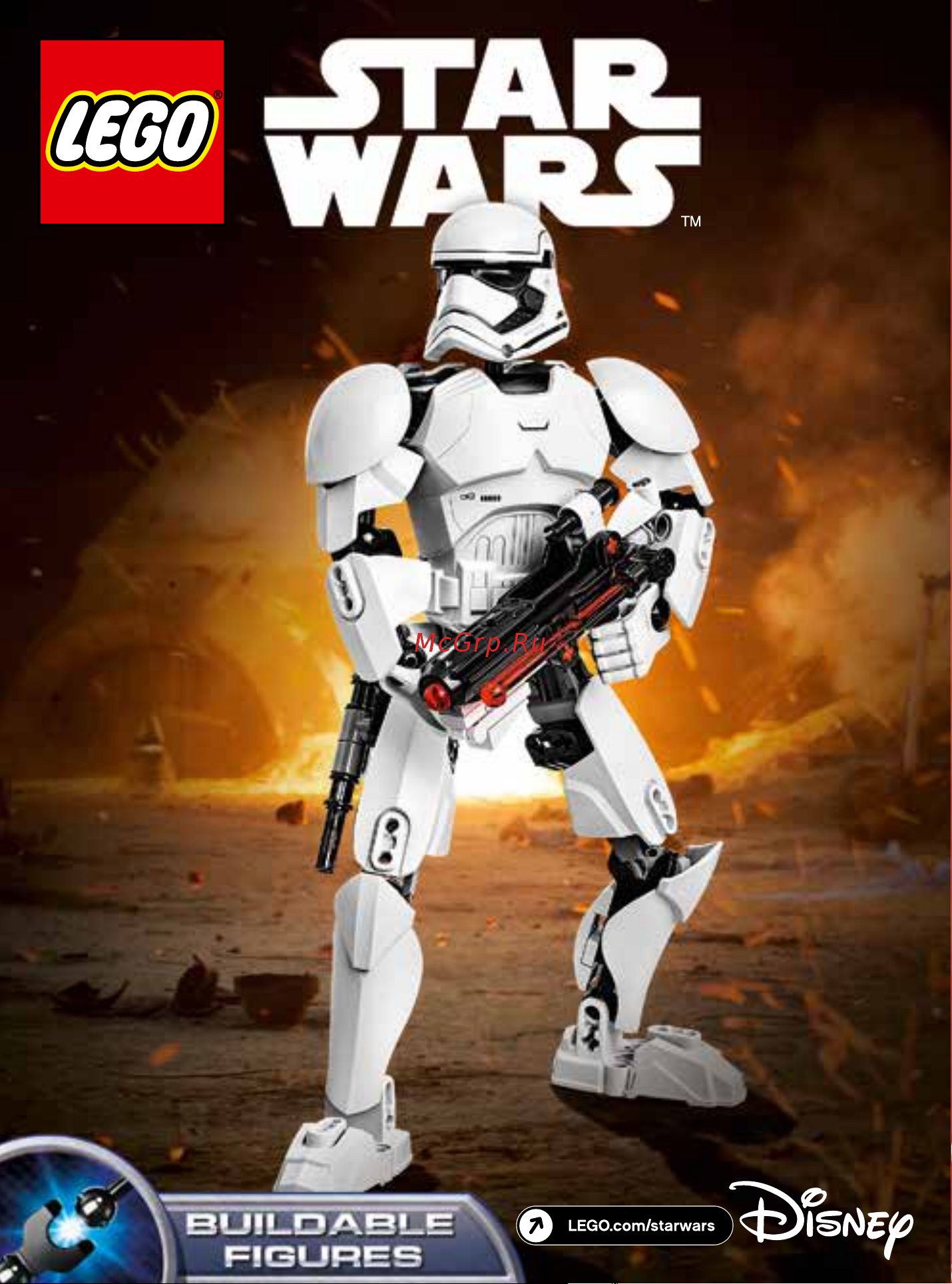 Lego Star Wars 75114 Штурмовик Первого Ордена Руководство по эксплуатации онлайн