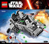 Lego Star Wars 75100 Снежный спидер Первого Ордена Руководство по эксплуатации